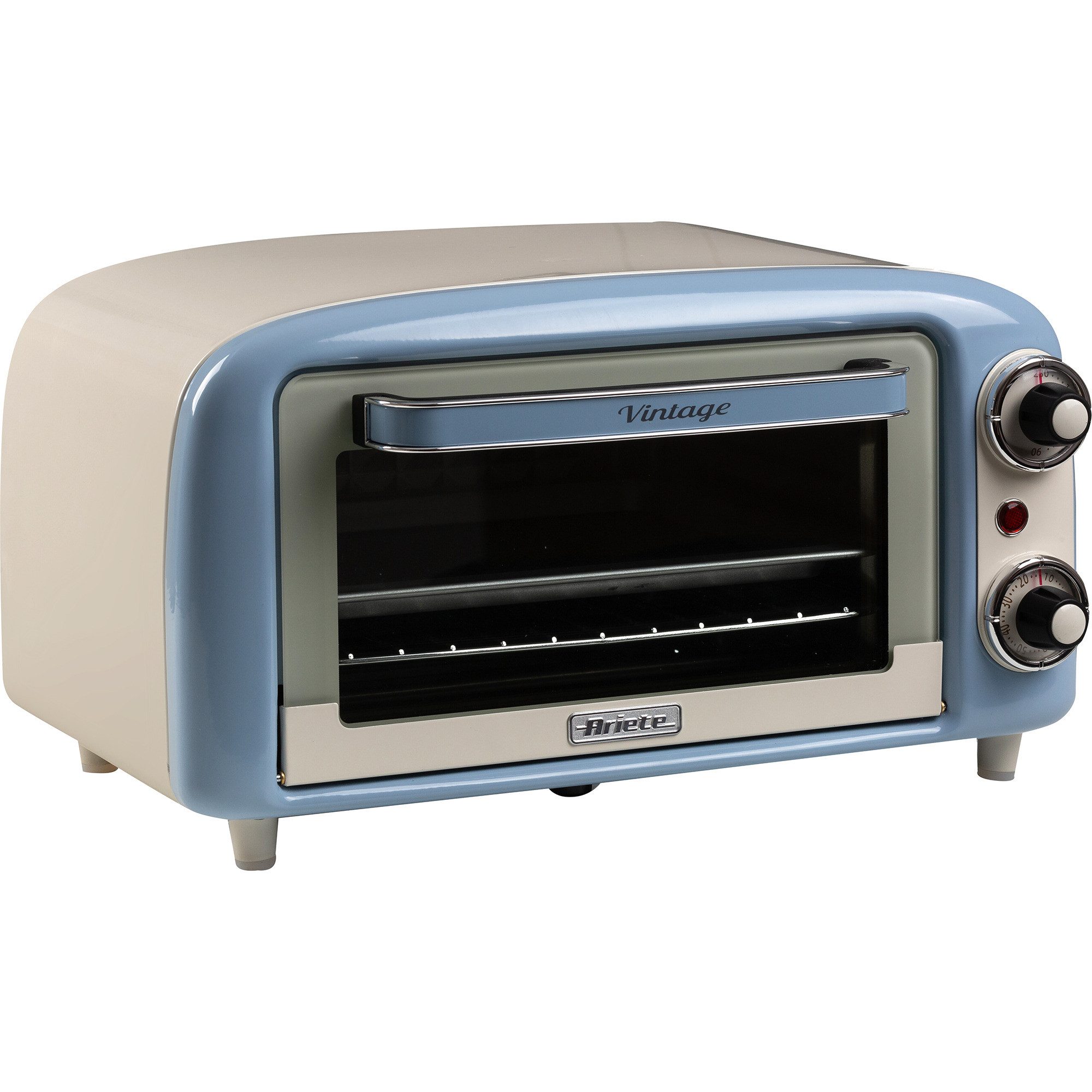 Ariete Wasserkocher Ariete Mini-Backofen Vintage Blue, (800 Watt, 10