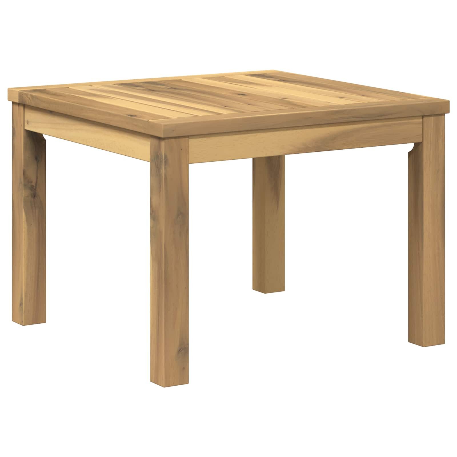 vidaXL Couchtisch Couchtisch Weiß 50 x 48,5 x 36 cm Massivholz (1-St)