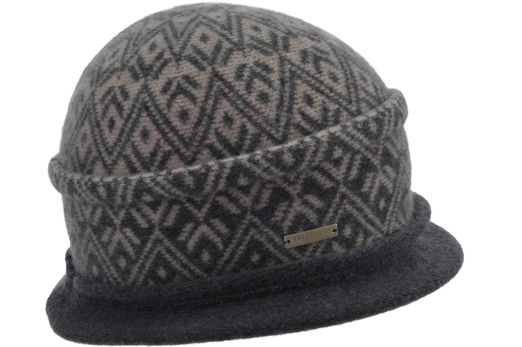 Seeberger Filzhut Walk Glocke mit grafischen Muster 19860-0 günstig online kaufen