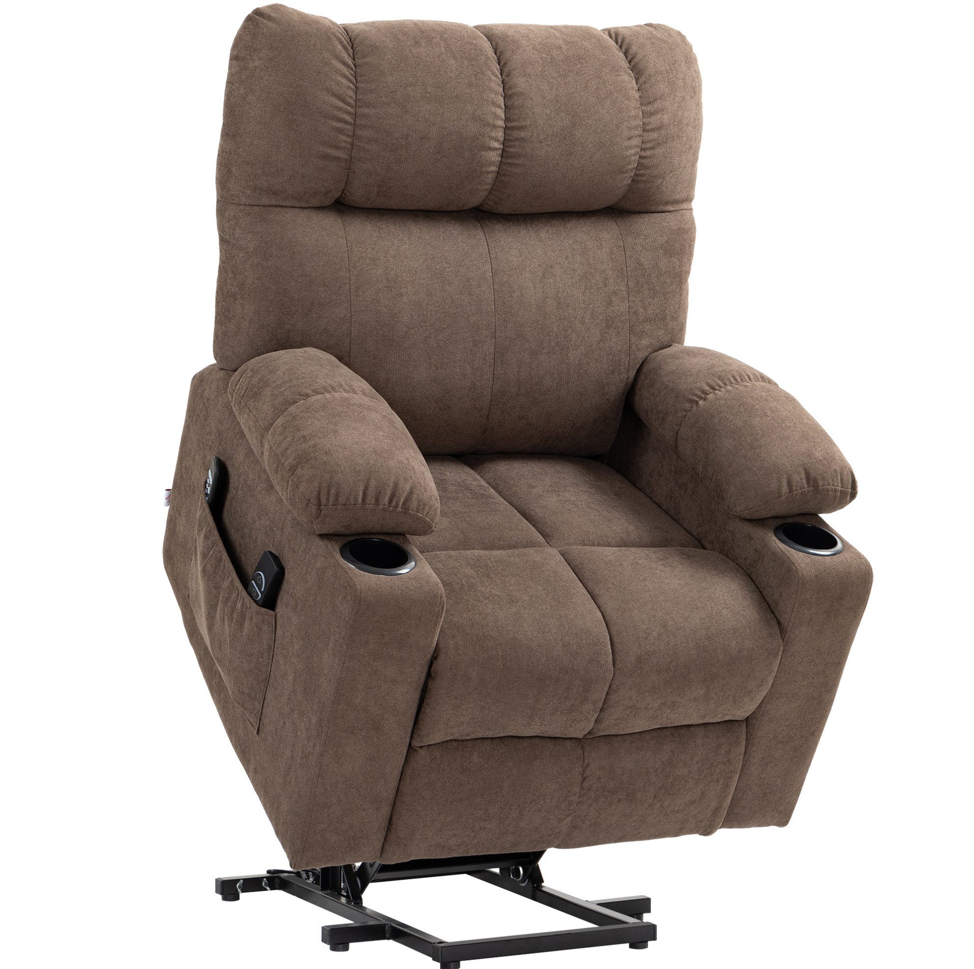 Massagesessel Elektrischer Relaxsessel mit Aufstehhilfe TV Sessel