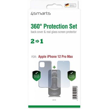 4smarts Handyhülle Set für Apple iPhone 12 Pro Max -BackCover-transparent