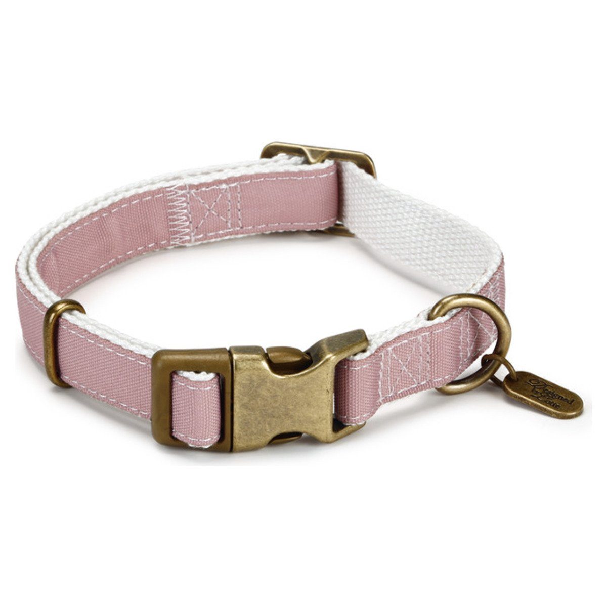 Designed By Lotte Hunde-Halsband Nylonhalsband Virante rosa
