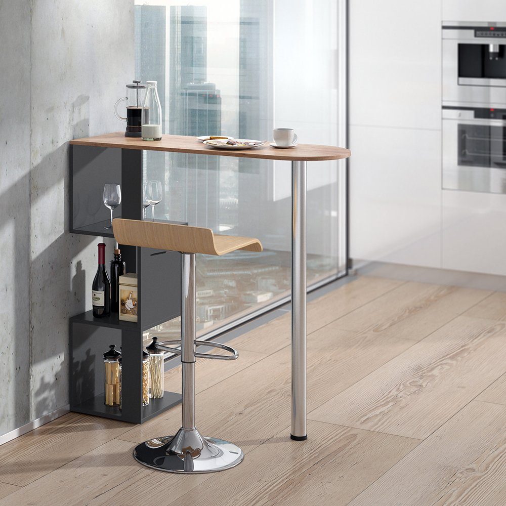 Vicco Bartisch Vincent, Anthrazit/Goldkraft Eiche, 113 x 40 cm (1-St) günstig online kaufen