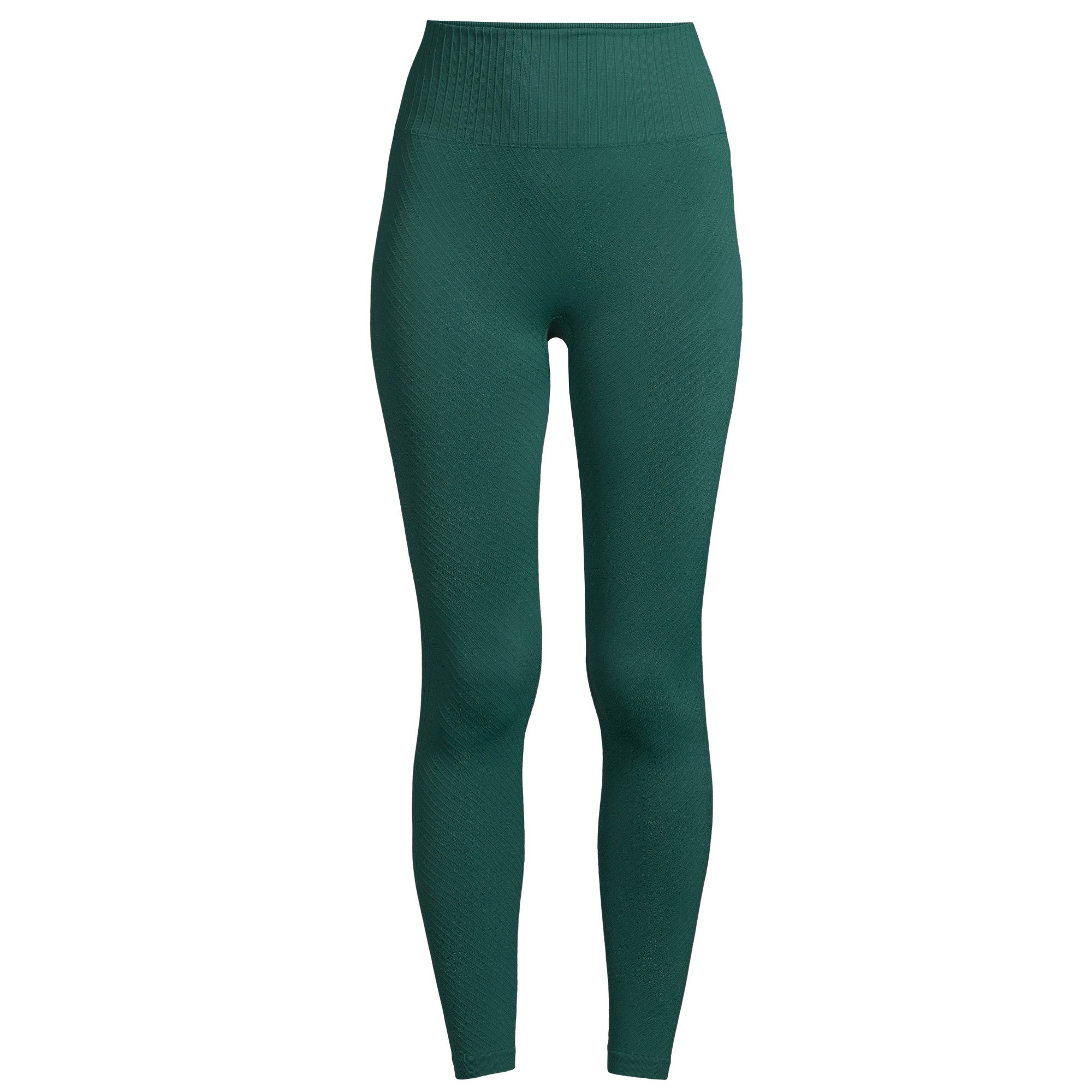 Casall Trainingstights Seamless Graphical Rib High Waist Tights Damen-Tight - Garden Green