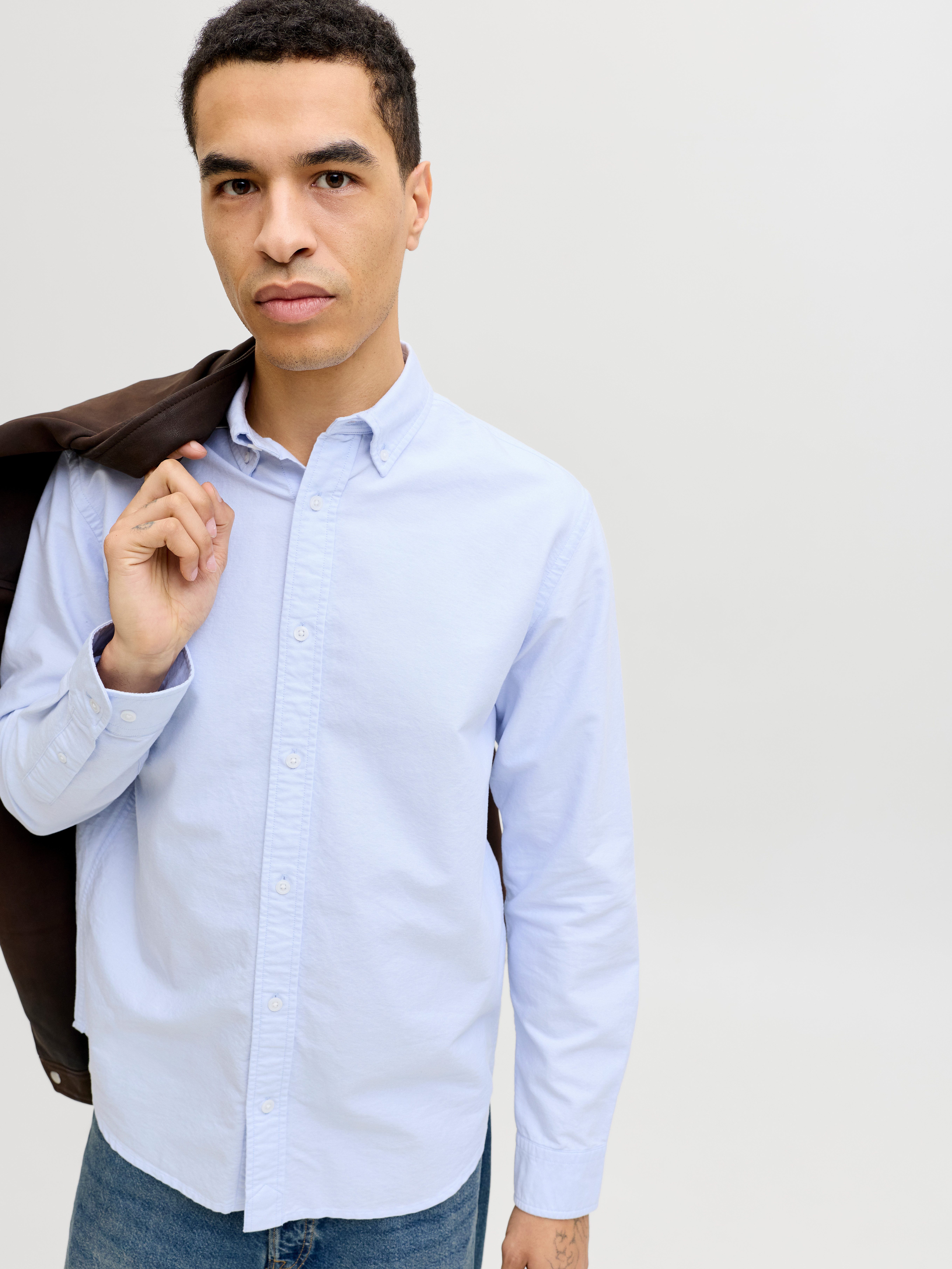 Jack & Jones Langarmhemd JPRBLUHARVEY OXFORD L/S SHIRT SN Baumwolle, regula günstig online kaufen