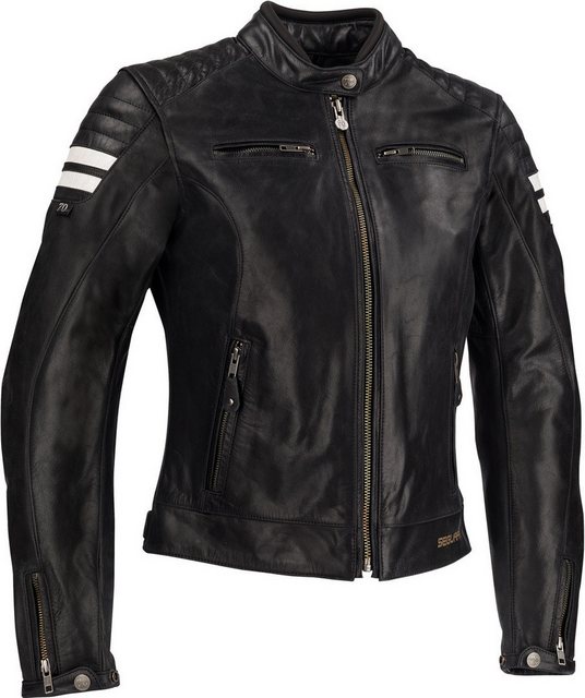 Segura Motorradjacke Stripe Damen Motorrad Lederjacke herausnehmbares Innen günstig online kaufen
