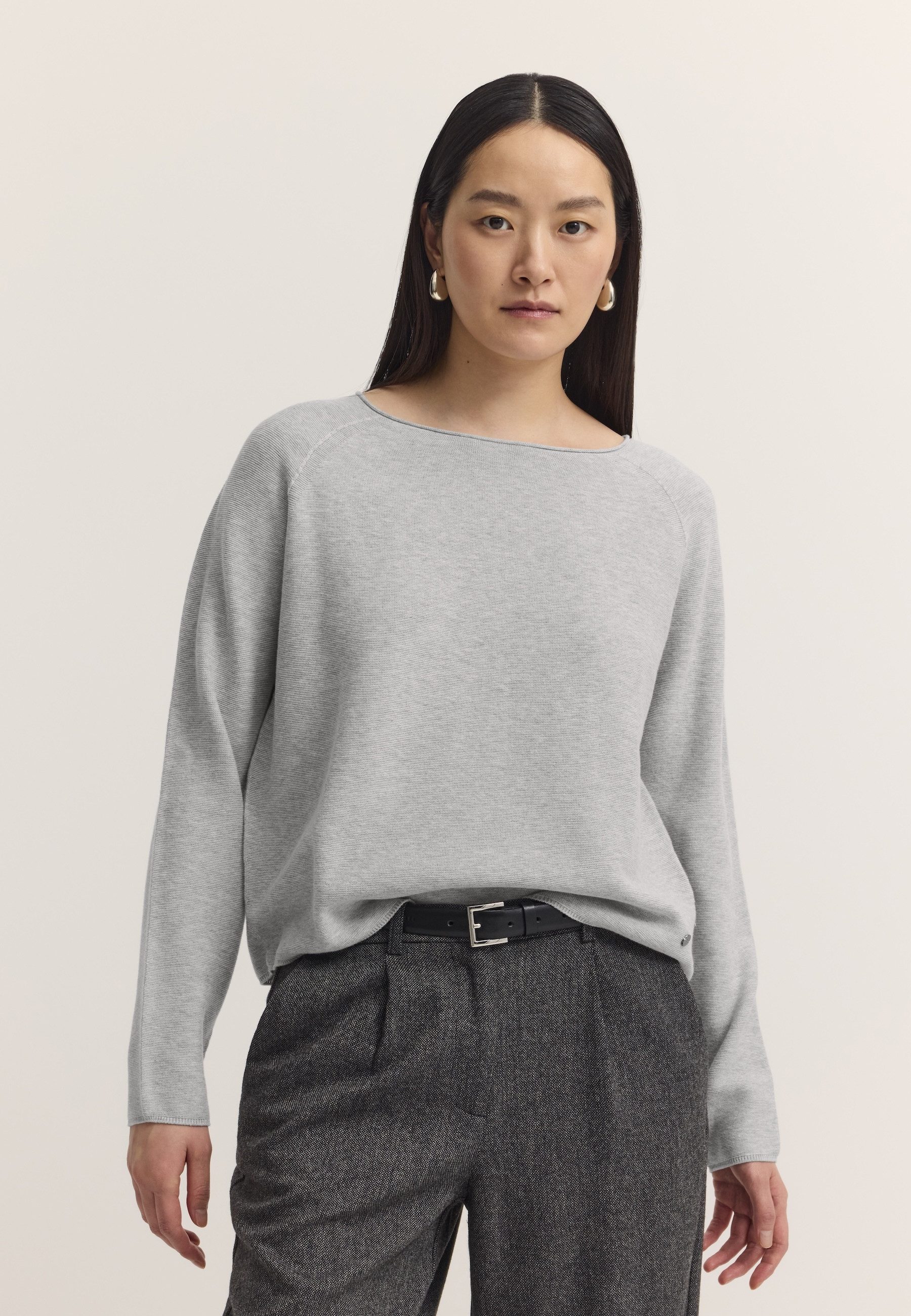 Rundhalspullover Regular Fit