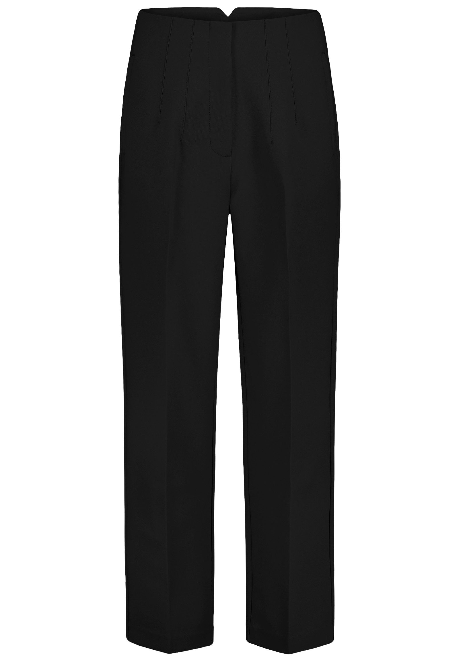AUTHENTIC STYLE Stoffhose DOB Hose,WIDE LEG, high waist, Büge
