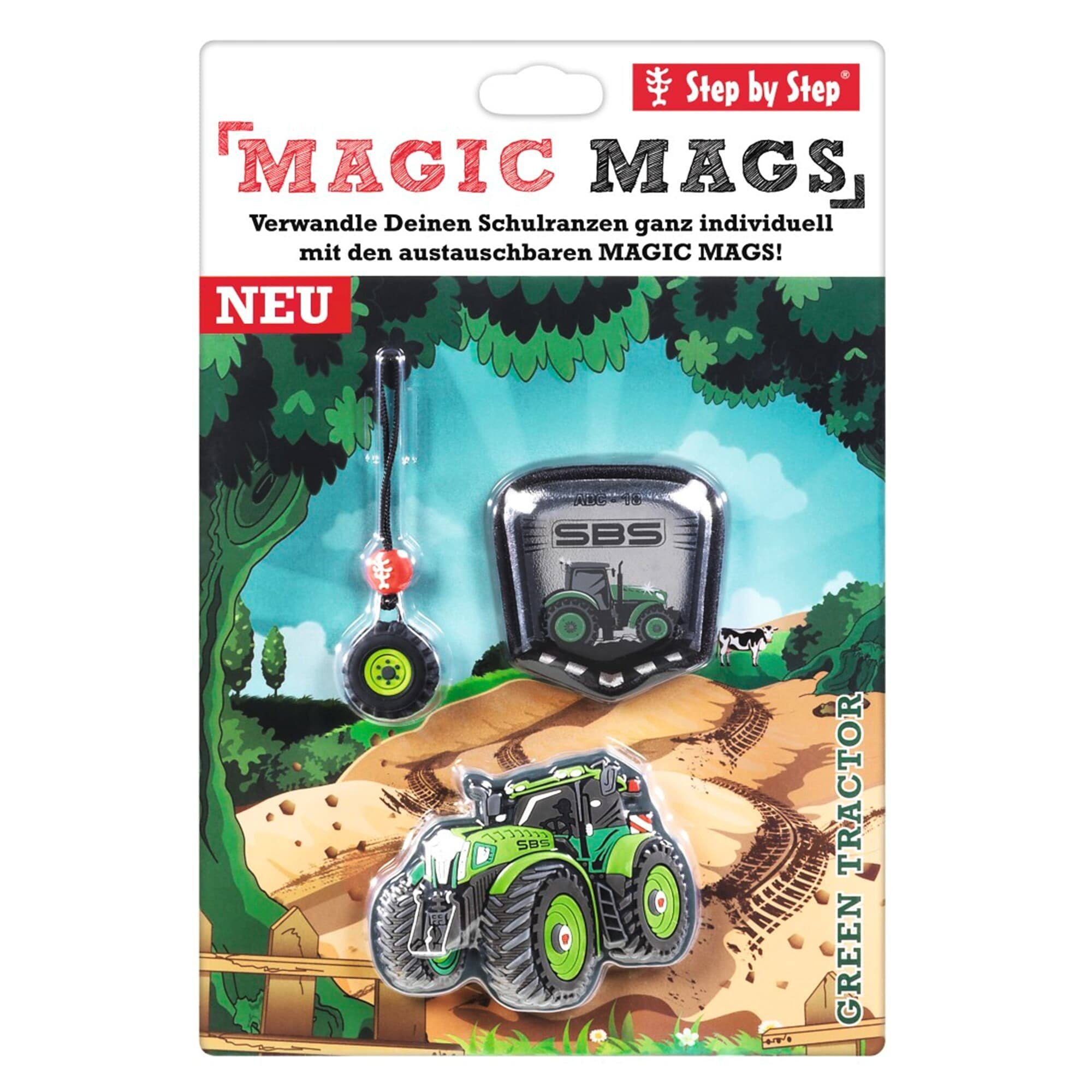 Step by Step Schulranzen MAGIC MAGS Green Tractor Fred