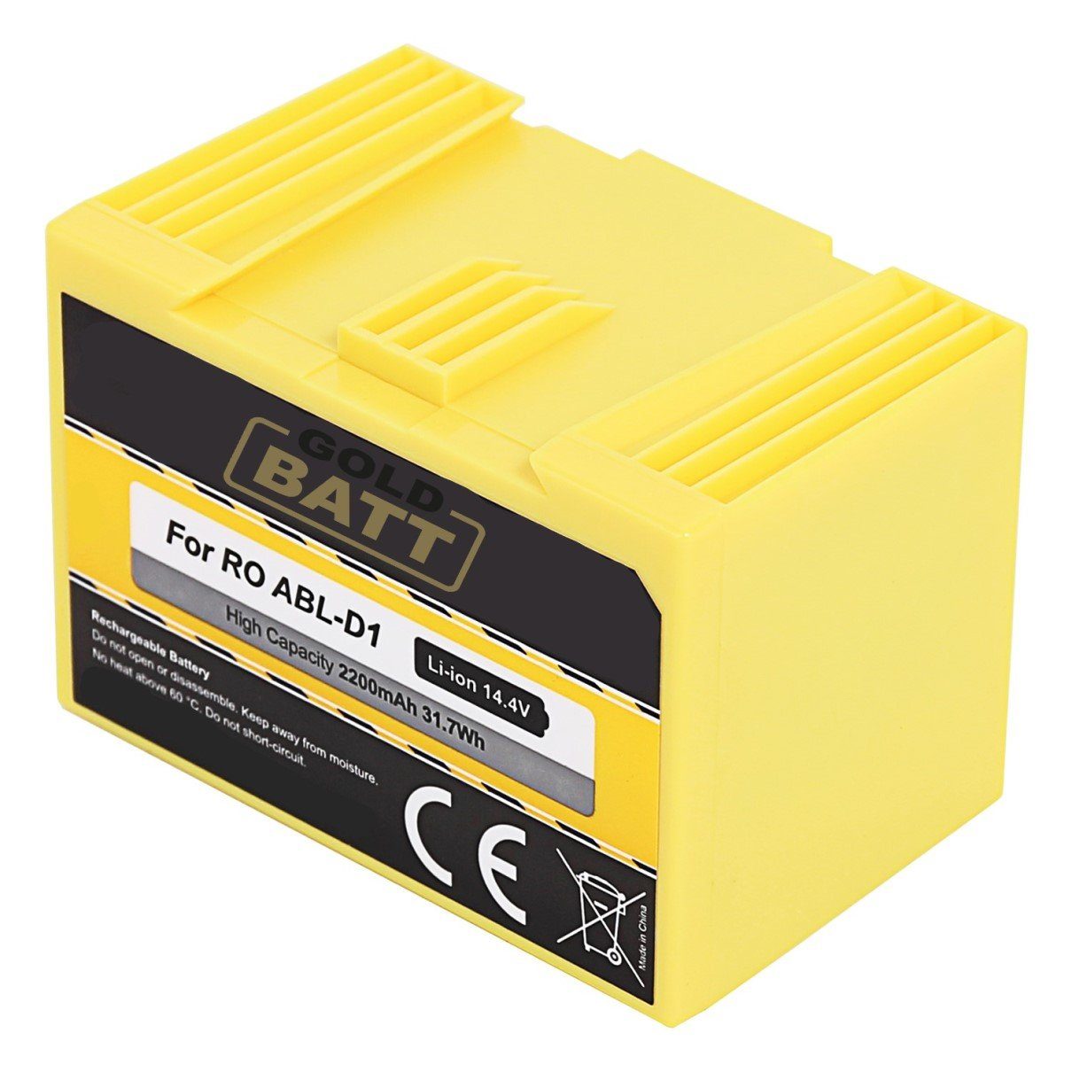 GOLDBATT Akku kompatibel mit iRobot e5 e6 i3 i4 i7 i3+ i4+ i7+ Serie RO ABL-D1 Staubsauger-Akku 2200 mAh (14,4 V), Ersatzakku Saugroboter