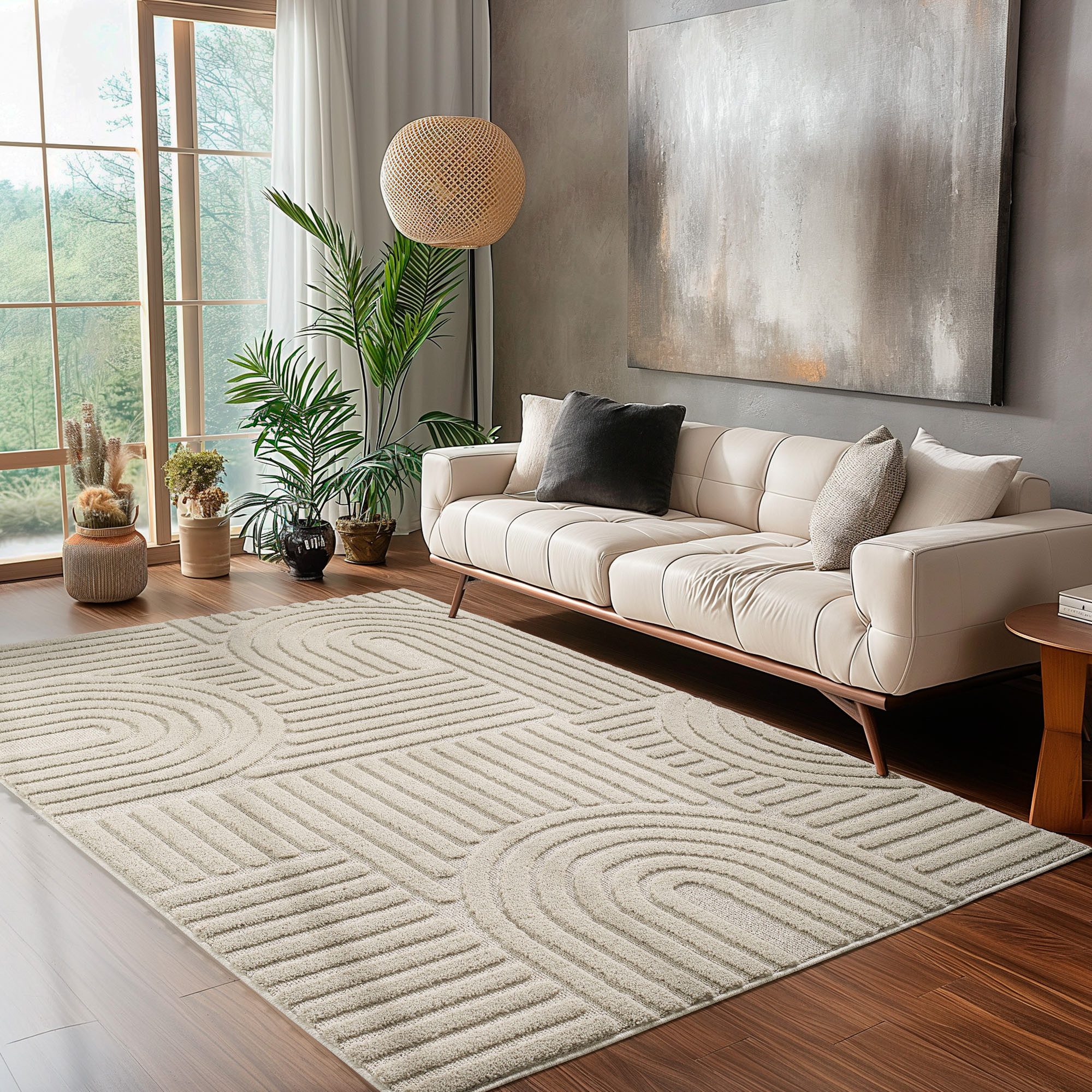 Designteppich Skandinavischer Boho