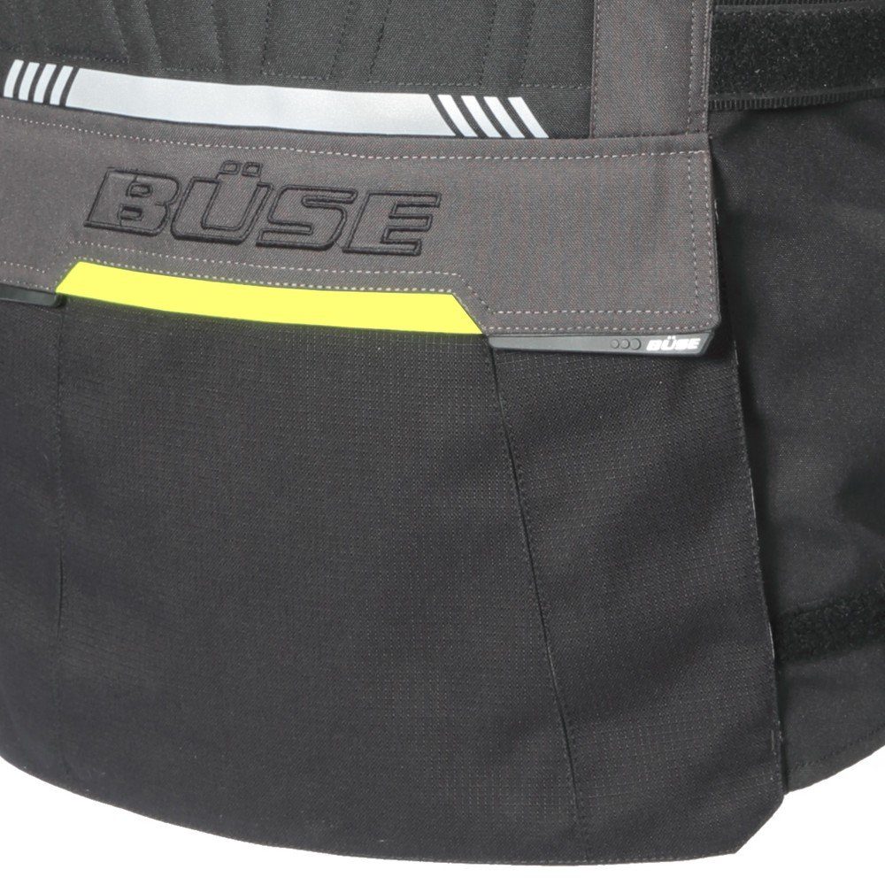 Büse II Highland Textiljacke Motorradjacke Schwarz/Hellgrau