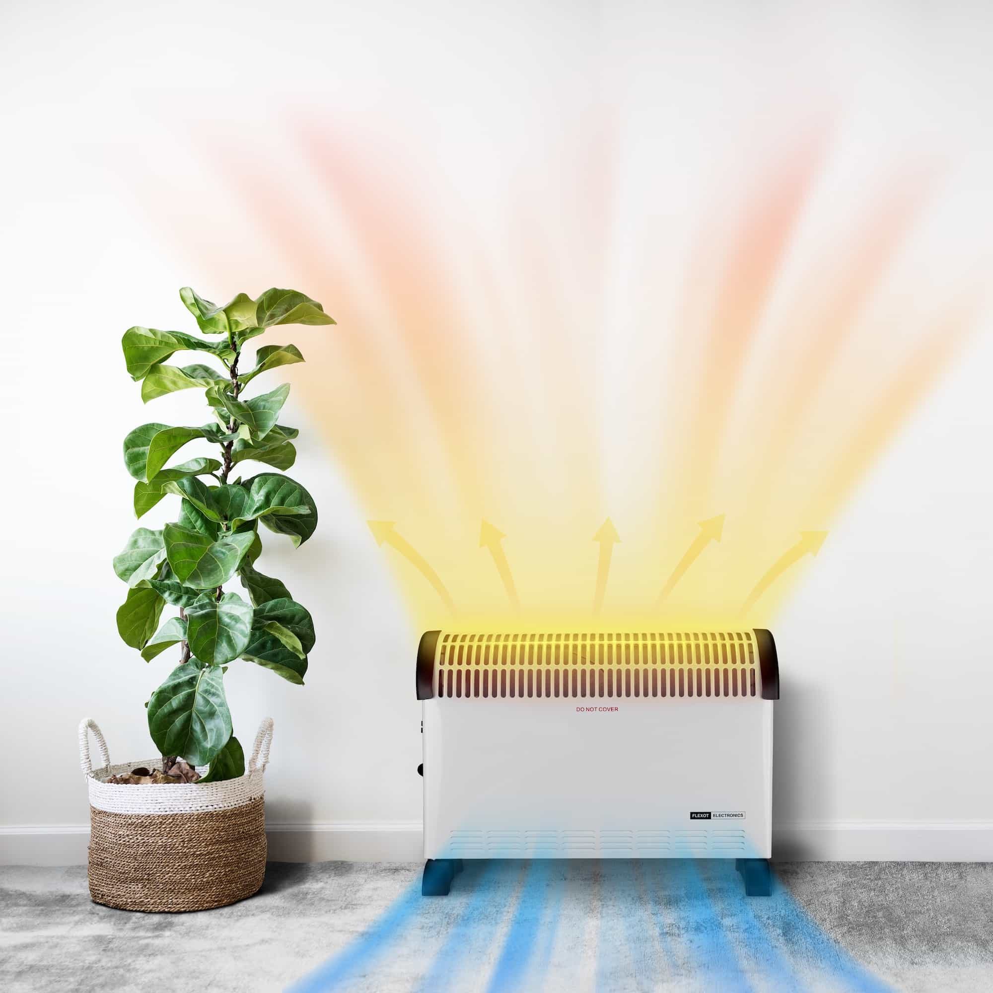 Flexot Konvektor Elektroheizung 2000W mit Turbo, günstig online kaufen