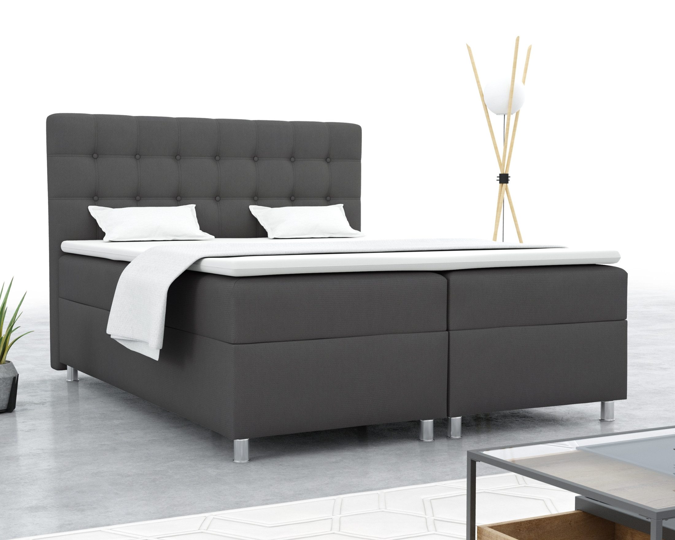 Deine Möbel 24 Boxspringbett BRILL Komplettbett günstig online kaufen