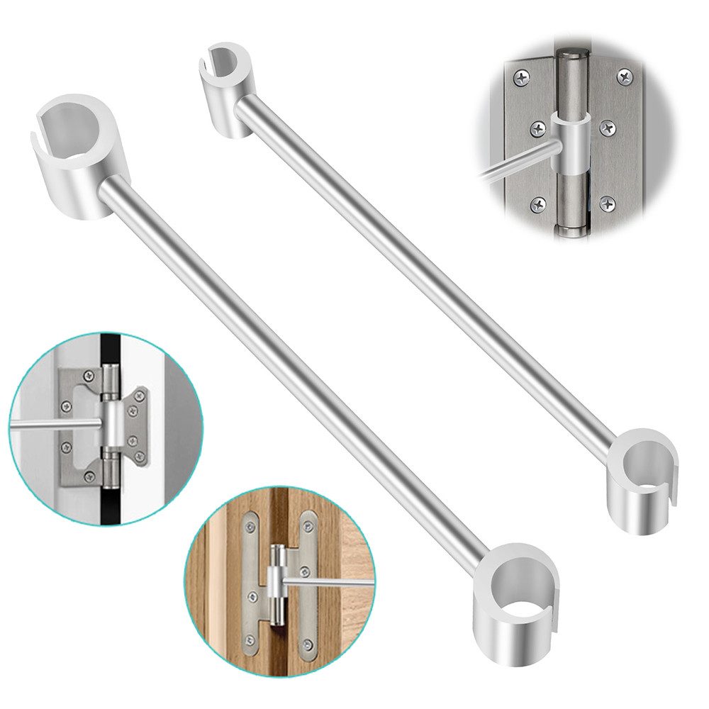 PRIISF Möbelbeschlag Türscharnier Einstellwerkzeug 14-25mm Bandzieheisen Schraubenschlüssel (Türöffnungswerkzeug Türscharniere Verstellbarer Schraubenschlüssel, Türscharnier Reparaturwerkzeug Scharnierspalt Einstellschlüssel), Bandrichteisen für Brandschutztür Reinraumtüren Sicherheitstüren