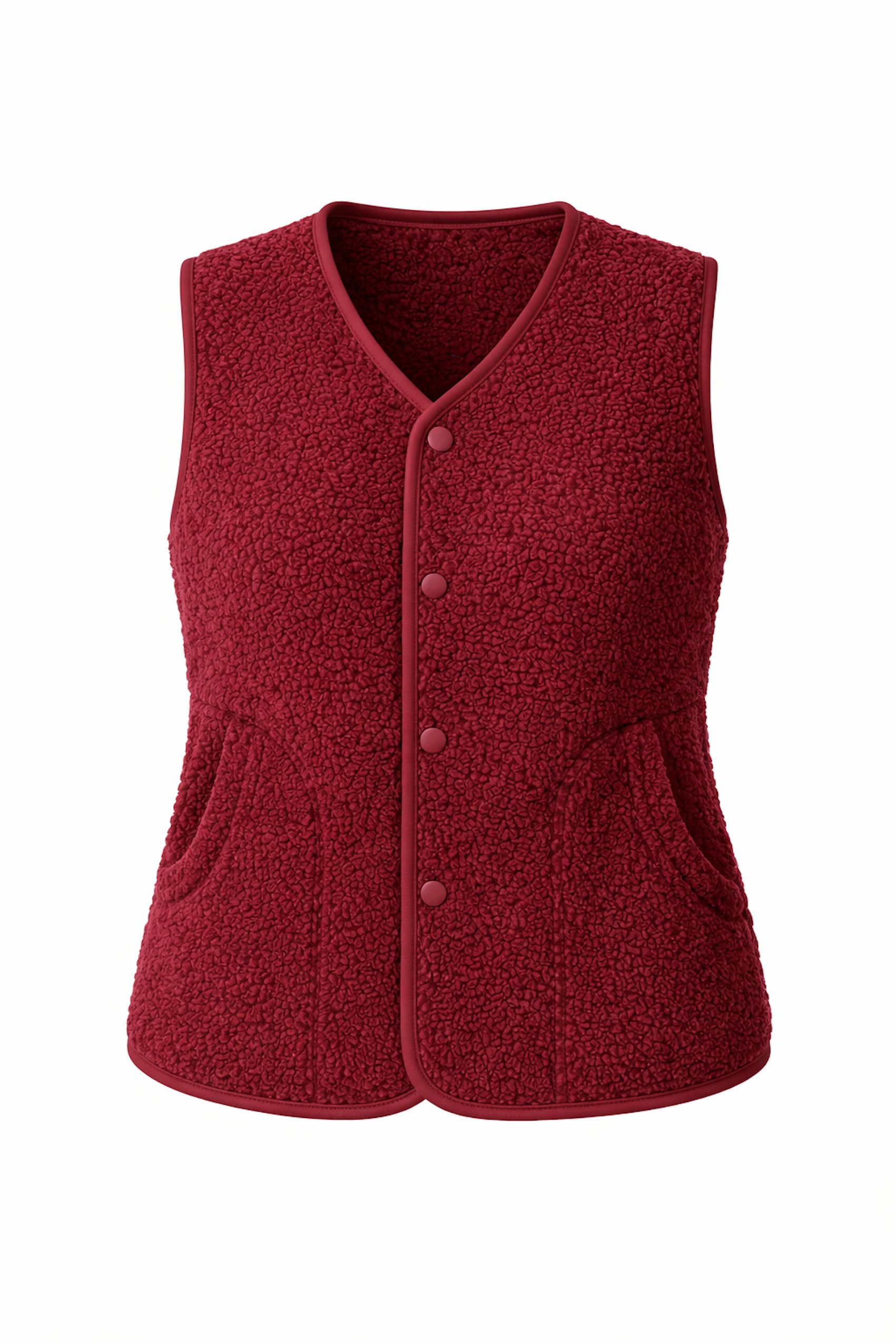 Worldclassca Fellimitatweste Worldclassca Teddy Weste Warm Kuschelig Kurz Herbst Winter Ärmellos Neue Kollektion - Stilvolle und gemütliche Mode für Damen