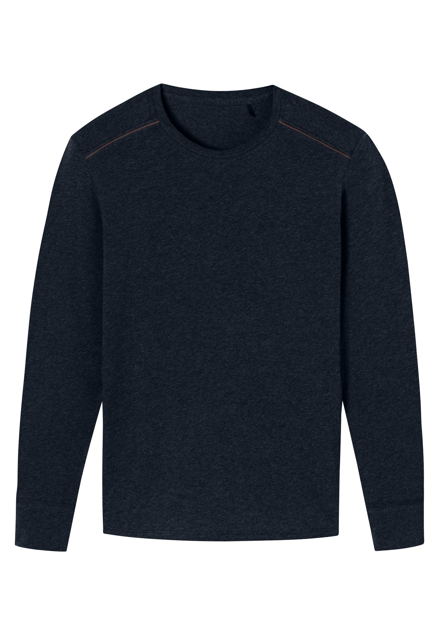 Schiesser Langarmshirt Comfort Fit farblich abgesetzte Nähte, langärmelig