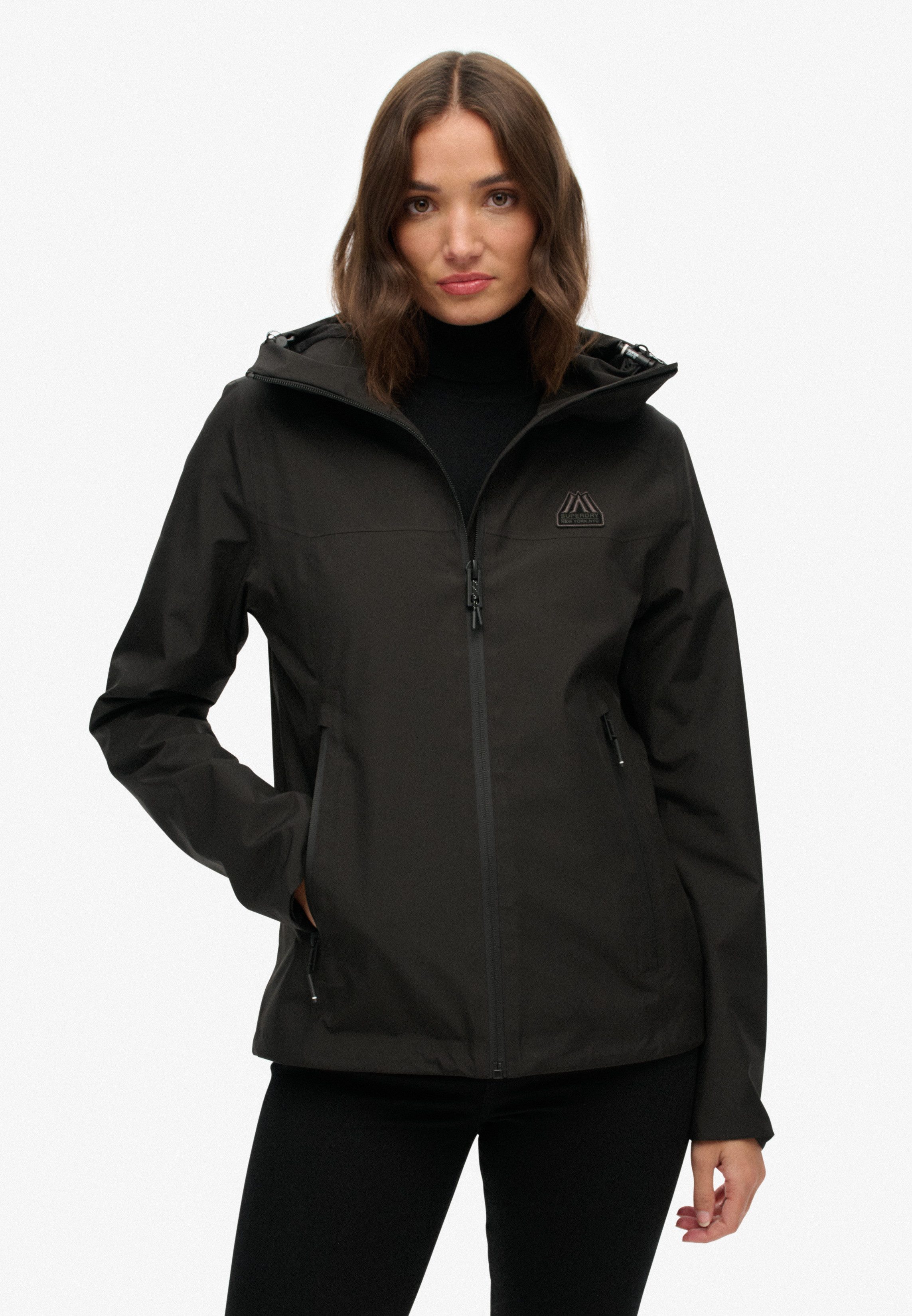 Superdry Outdoorjacke WATERPROOF JACKET Wasserdicht (Säule wird nachgereich günstig online kaufen
