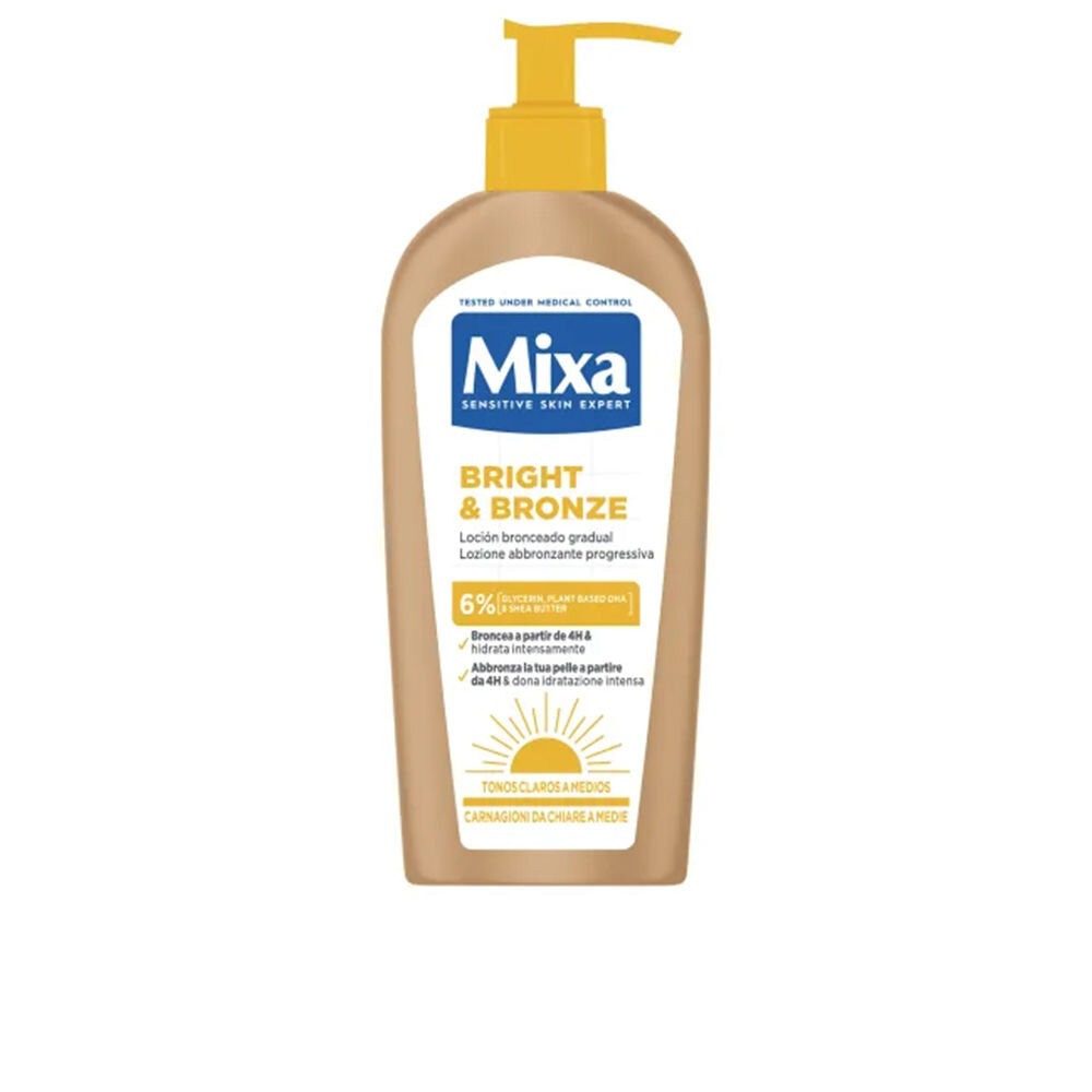 Mixa Körperlotion BRIGHT & BRONZE allmählich bräunende Lotion