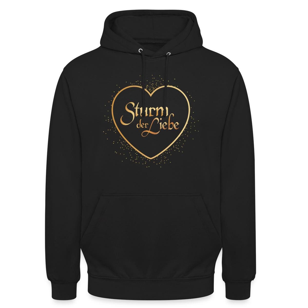 Spreadshirt Hoodie Sturm Der Liebe Schriftzug Mit Herz Unisex Hoodie (1-tlg)