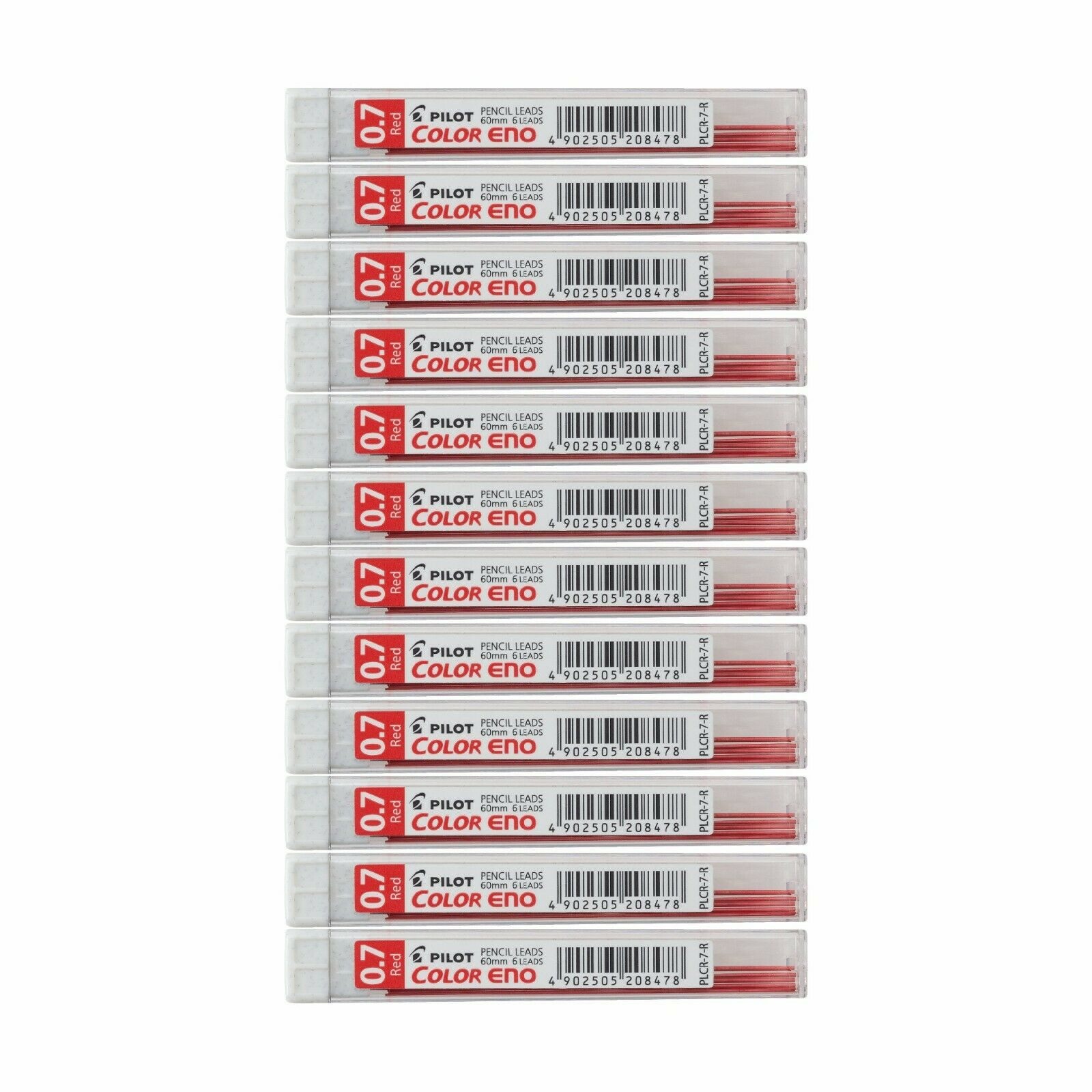 Pilot Pen Ersatzmine Color Eno Druckbuntstiftmine - 12er-Set, radierbar