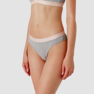 Emporio Armani Brasilslip Brazilian Brief Stretch Cotton (2-St., enthält 2 gleichfarbige Slips) mit umlaufenden Markenschriftzügen