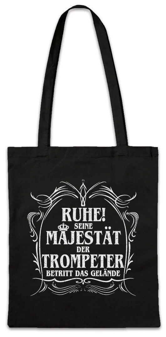 Beuteltasche Seine Majestät Der Trompeter Stofftasche Rock Spieler Free Jazz Band