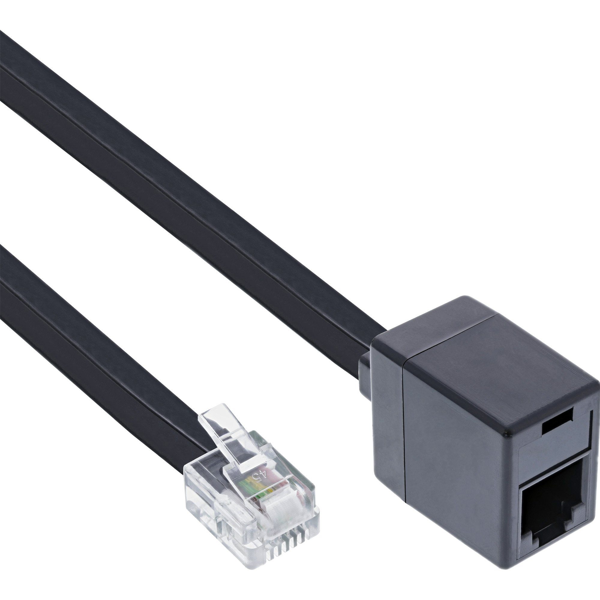 InLine® Modular Verlängerung, RJ12 Stecker / Buchse, 5m Telefonkabel