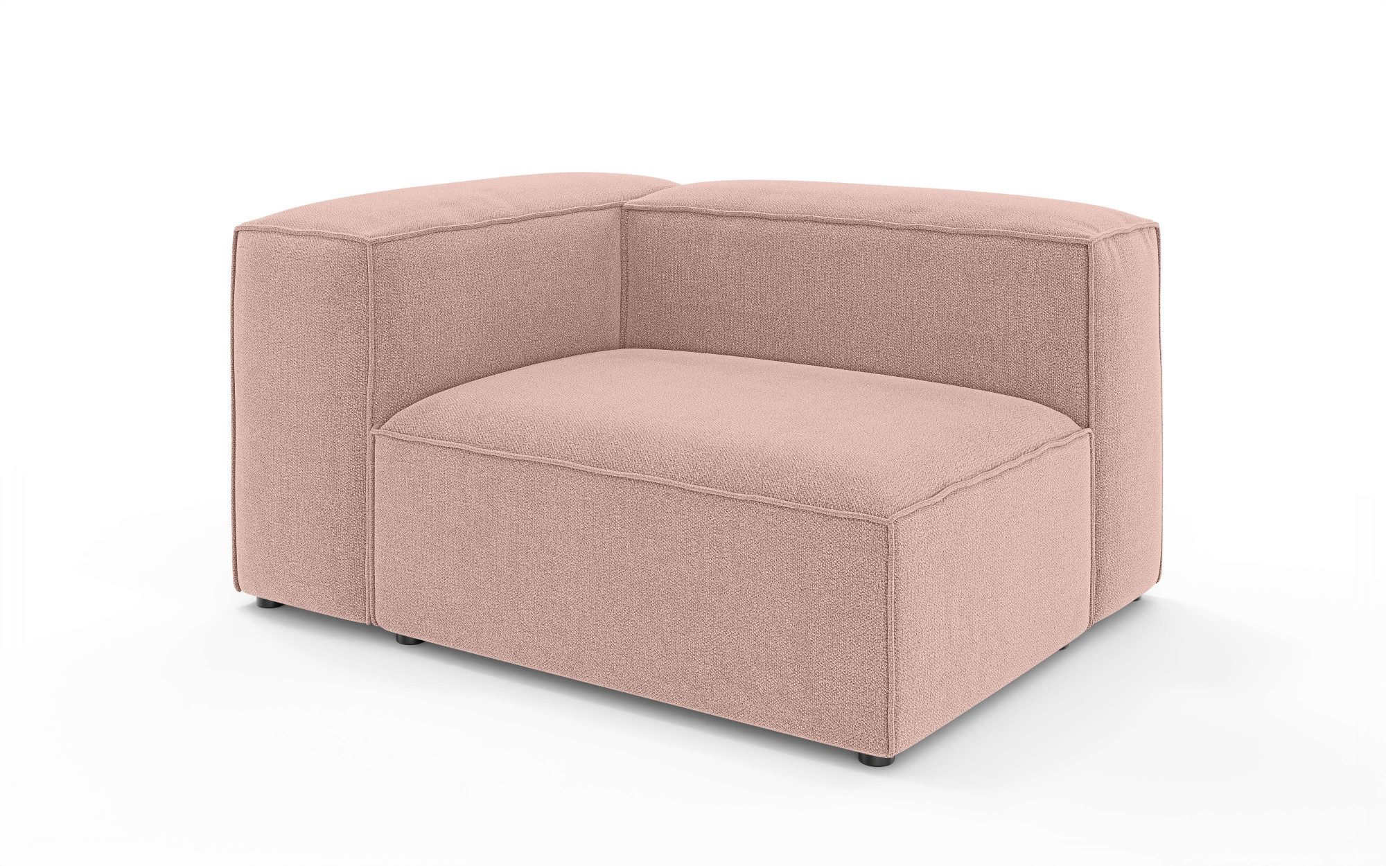 OTTO home Sofa-Eckelement HAILY Sessel mit Armlehne links/rechts, Maße B/T/H: 130/100/72 cm, als Modul oder separat verwendbar, für individuelle Zusammenstellung