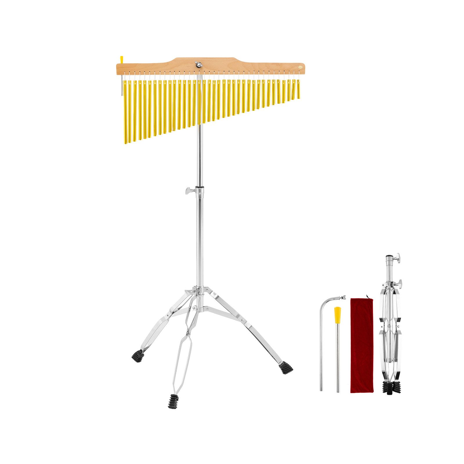 COSTWAY Chime, 1-St., Glockenspiel, Klangspiele, 36 Klangstäbe für Windspiel