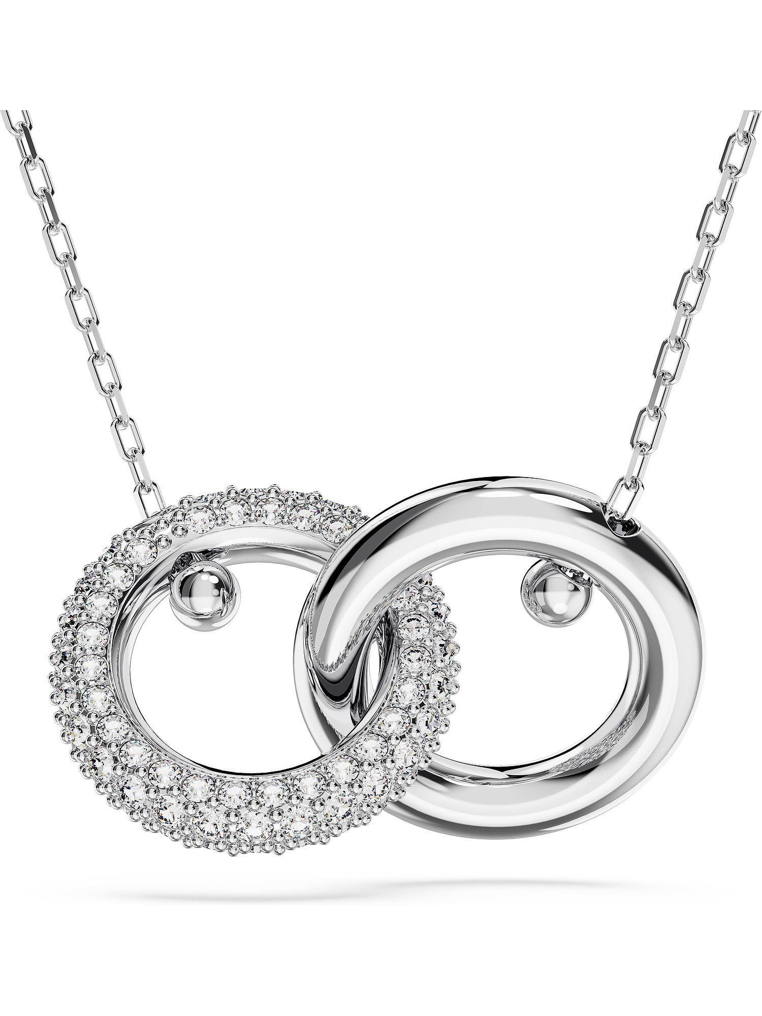 Collier Swarovski Damen-Kette Metall Swarovski-Kristall