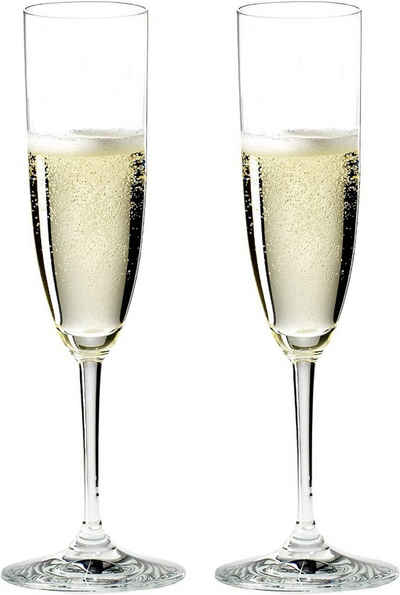 RIEDEL Glas Glas Riedel Vinum Champagner Flute, Kristallglas