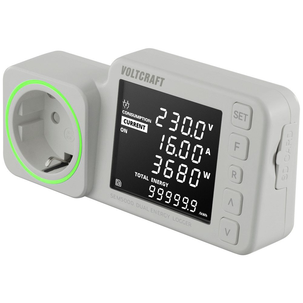 VOLTCRAFT Energiekostenmessgerät VOLTCRAFT SEM5000 DUAL Energiekosten-Messg günstig online kaufen
