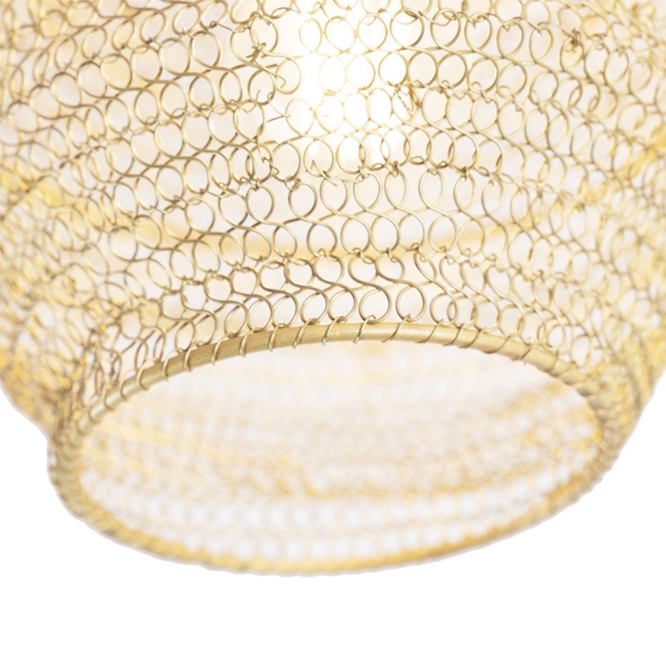 Qazqa Deckenleuchte Nidum, ohne Leuchtmittel, Warmweiß, QAZQA Deckenleuchte, e27, Gold, Stahl, Orientalisch
