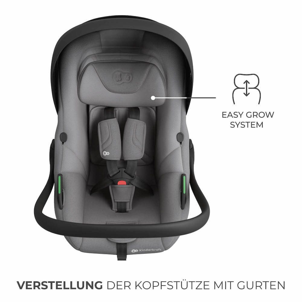 Kinderkraft Babyschale Kinderautositz i-Lite mit Endura Safe FX Basis – Bild 5 von 5