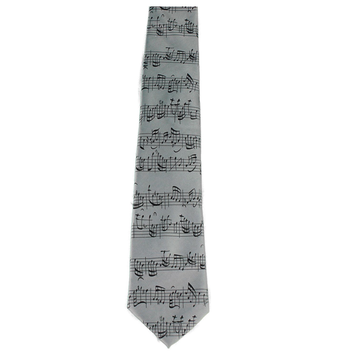 für Krawatte grau Musiker mugesh Krawatte Klassik