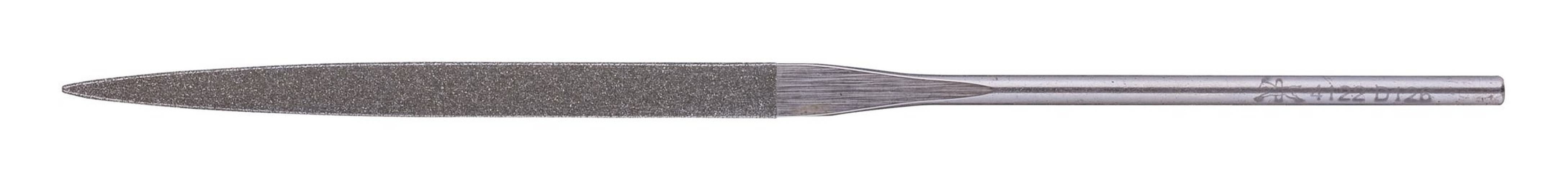 Pferd Feile, Diamant-Nadelfeile 140 mm flachspitz