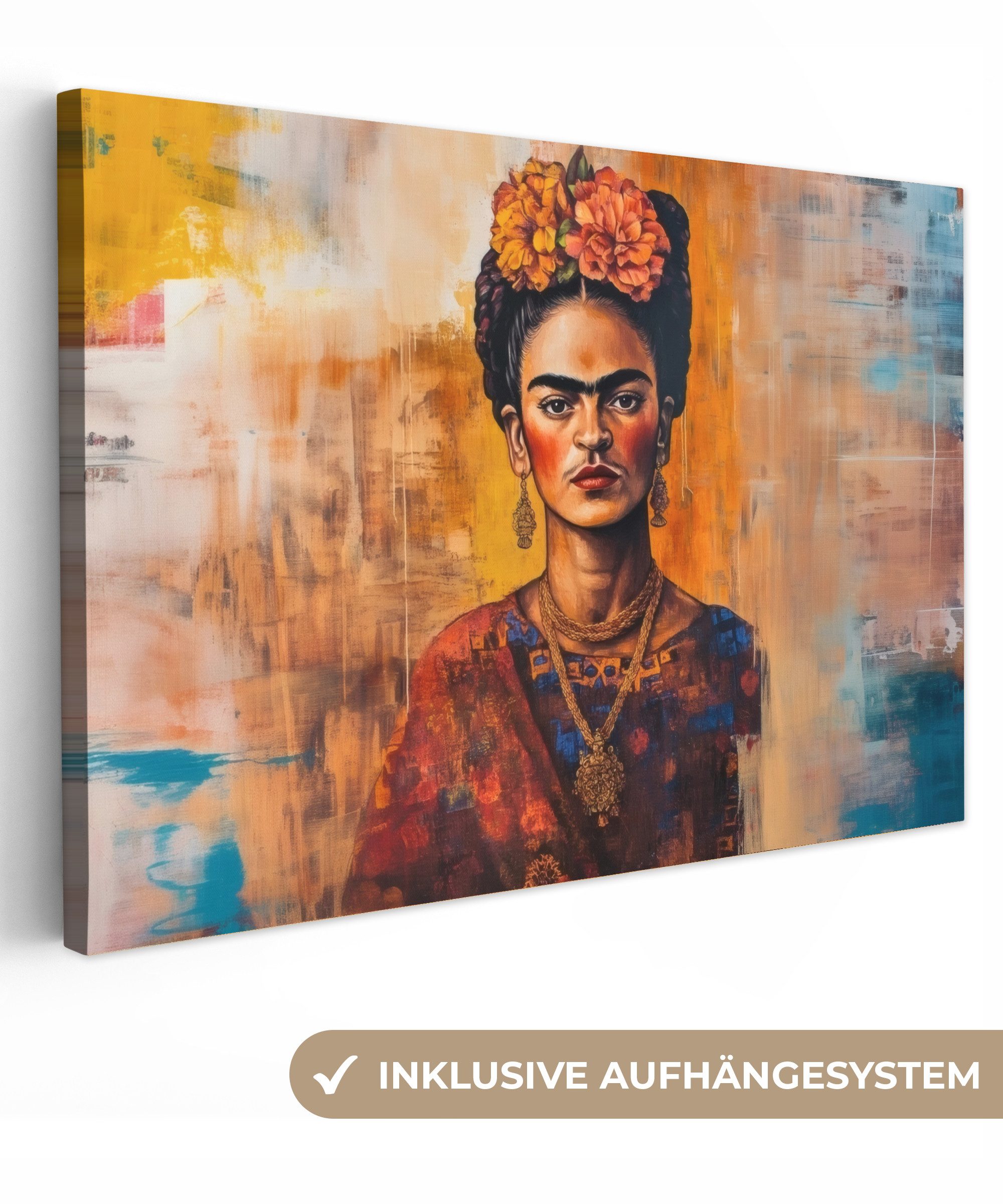 OneMillionCanvasses® Leinwandbild Porträt - Schmuck - günstig online kaufen
