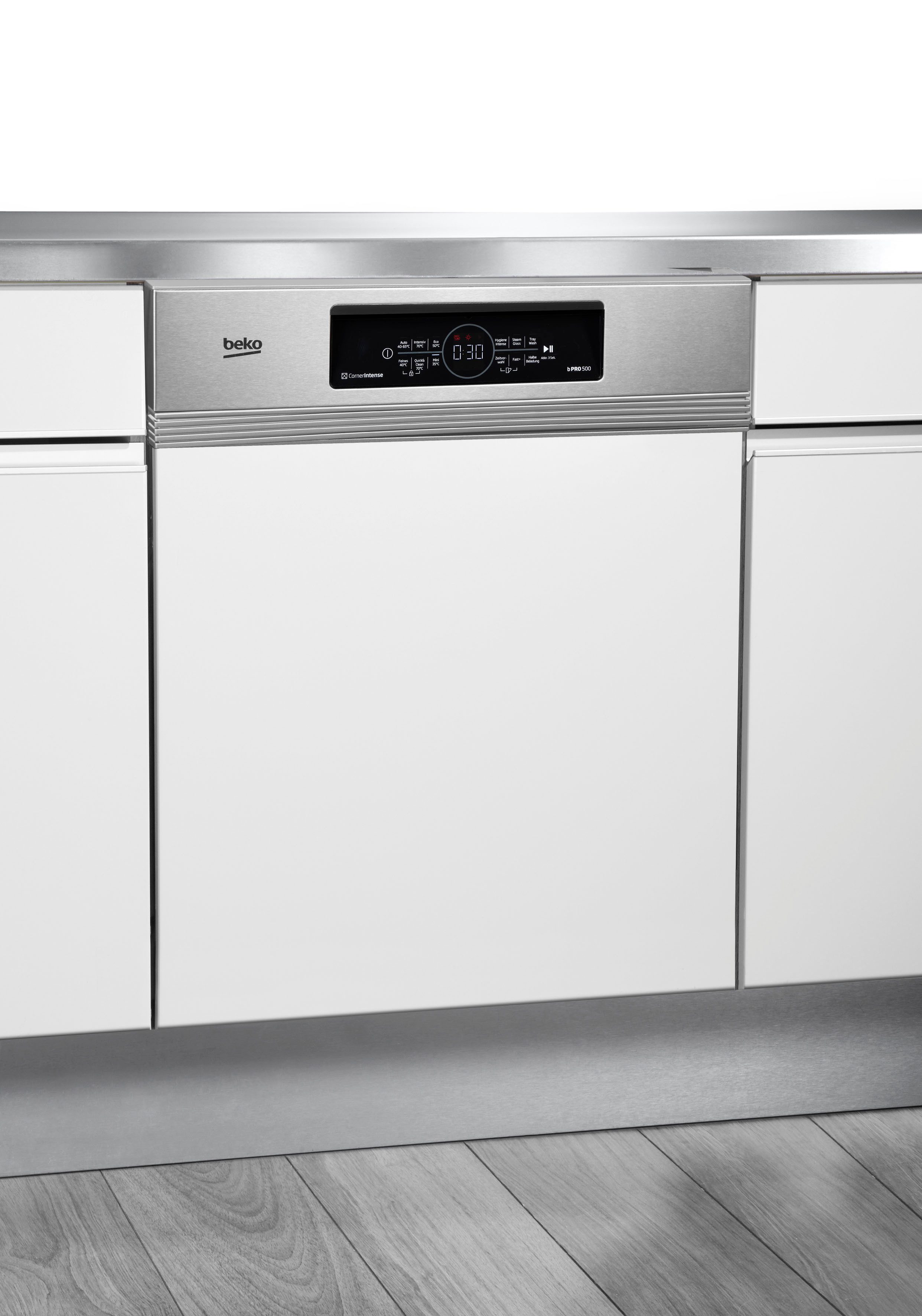 BEKO teilintegrierbarer Geschirrspüler BDSN36461XC, 14 Maßgedecke, SelfDry