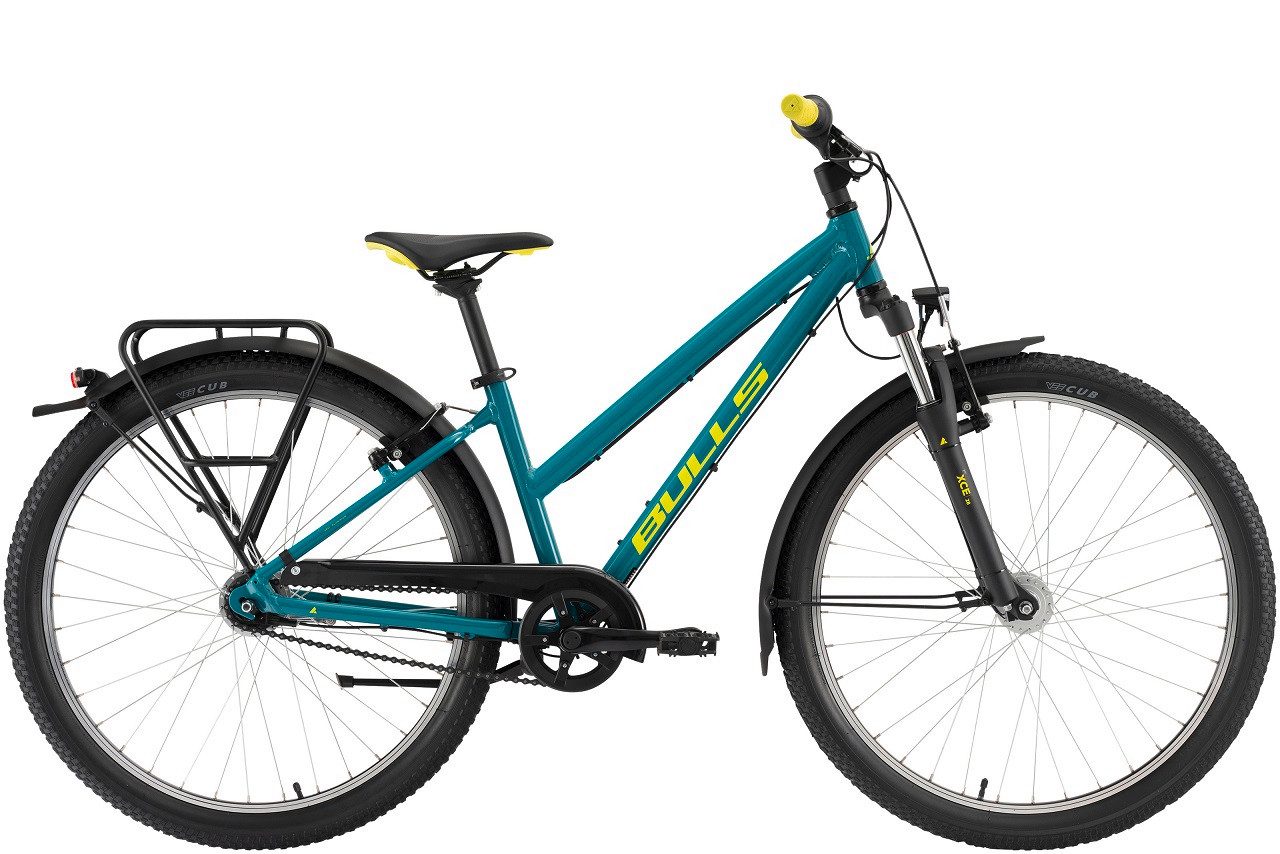 Bulls Jugendfahrrad Bulls Tokee Street 26'' 7-Gang inner Mädchen Trapez grün 202, 7 Gang SHIMANO Nexus 7-Gang Nabenschaltung mit Rücktritt, Kettenschaltung