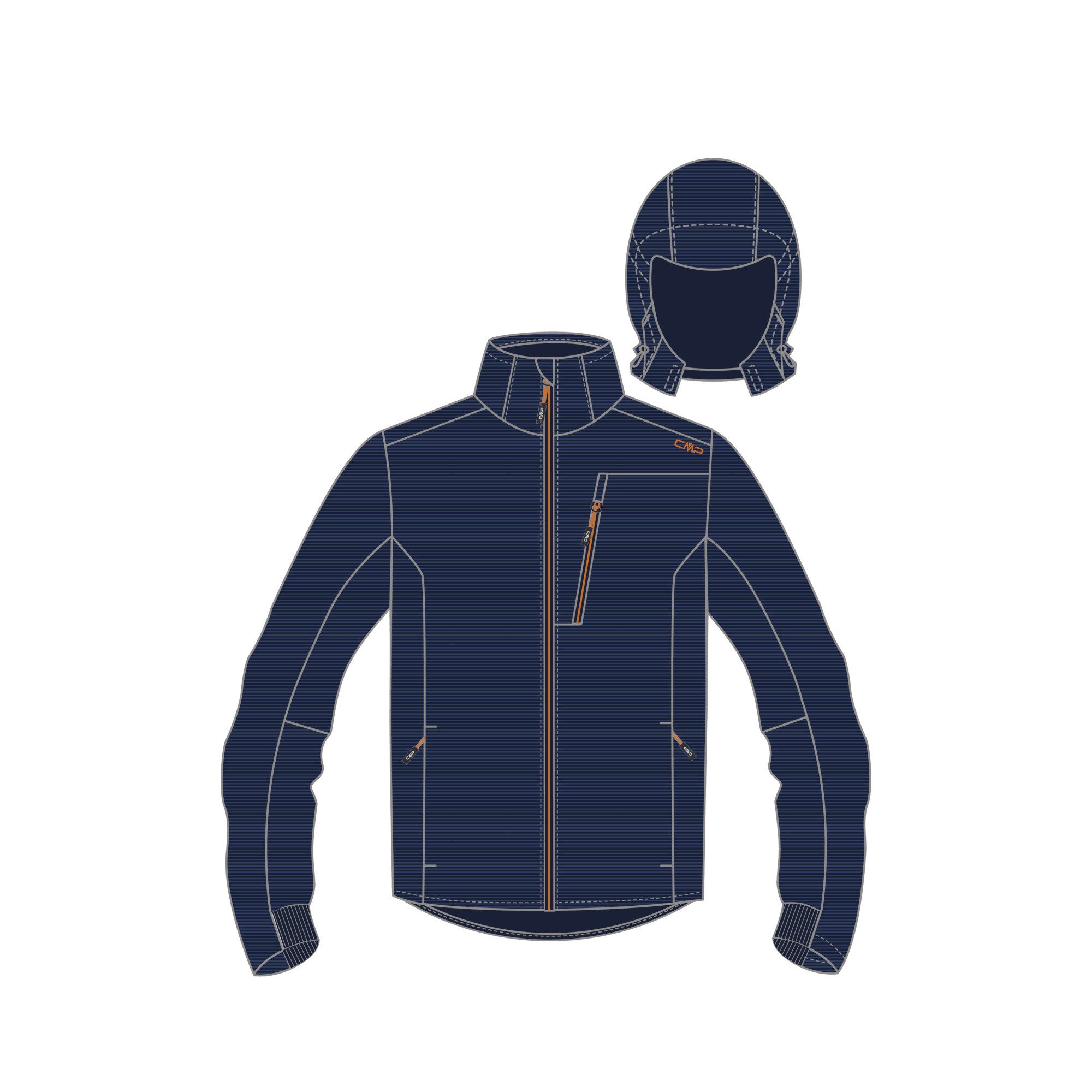 CMP Softshelljacke CMP Herren Softshelljacke MAN günstig online kaufen