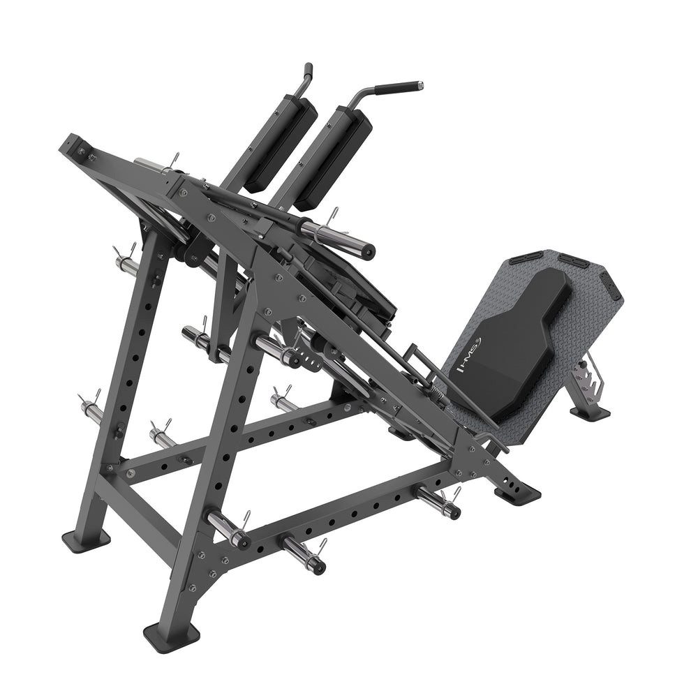 HMS Multipresse Beinpresse Beintrainer Kraftstation, (Spar-Set, 1-tlg., 263 x 152 cm leise), semi-kommerziell, verstellbar, bis 450 kg