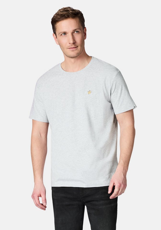 Ragwear T-Shirt Samms J Gots YOUMODO Kurzärmliges Shirt mit Krug-Stickerei