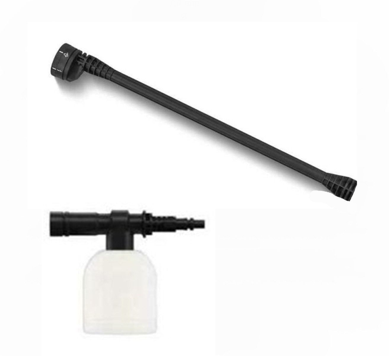 Parkside Akku-Druckreiniger Sprühlanze + Düse mit Reinigungsmittelbehälter für Parkside PDRA 20