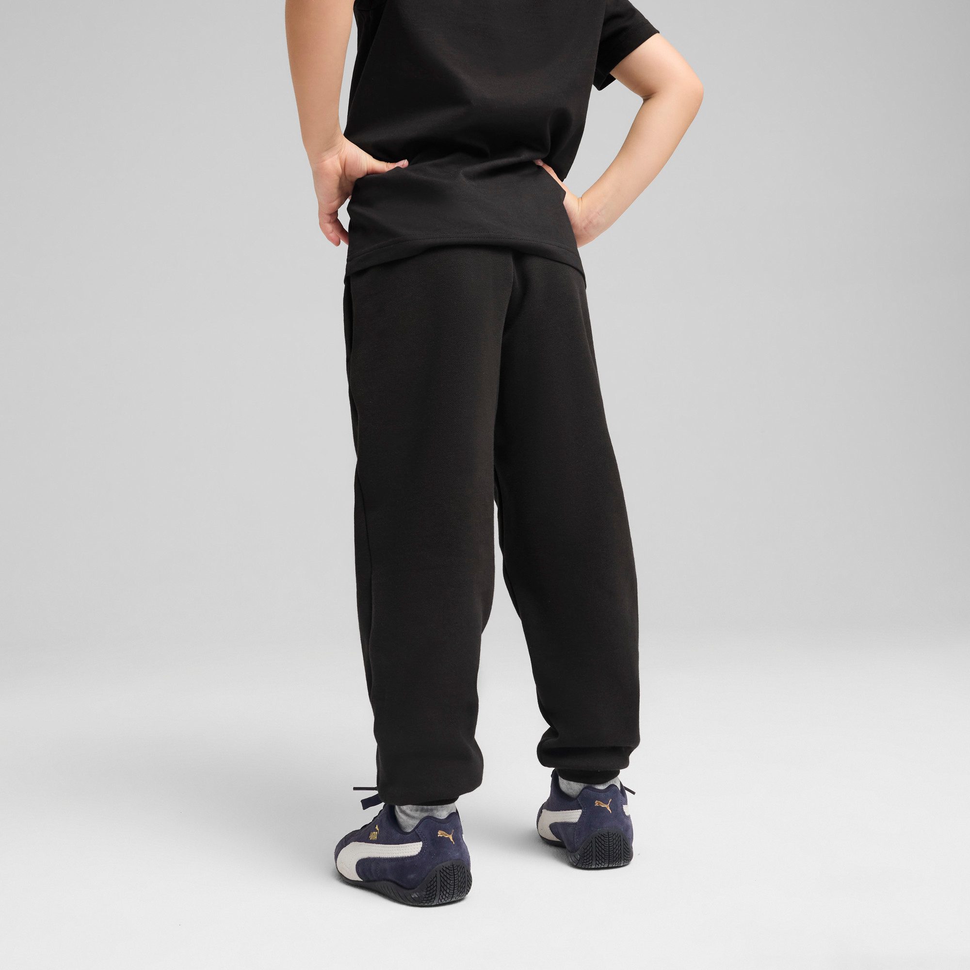 PUMA Trainingshose ESS SMALL NO1 LOGO SWEATPANTS FL PS mit Eingrifftaschen, elastischer Bund, Regular Fit, für Kinder
