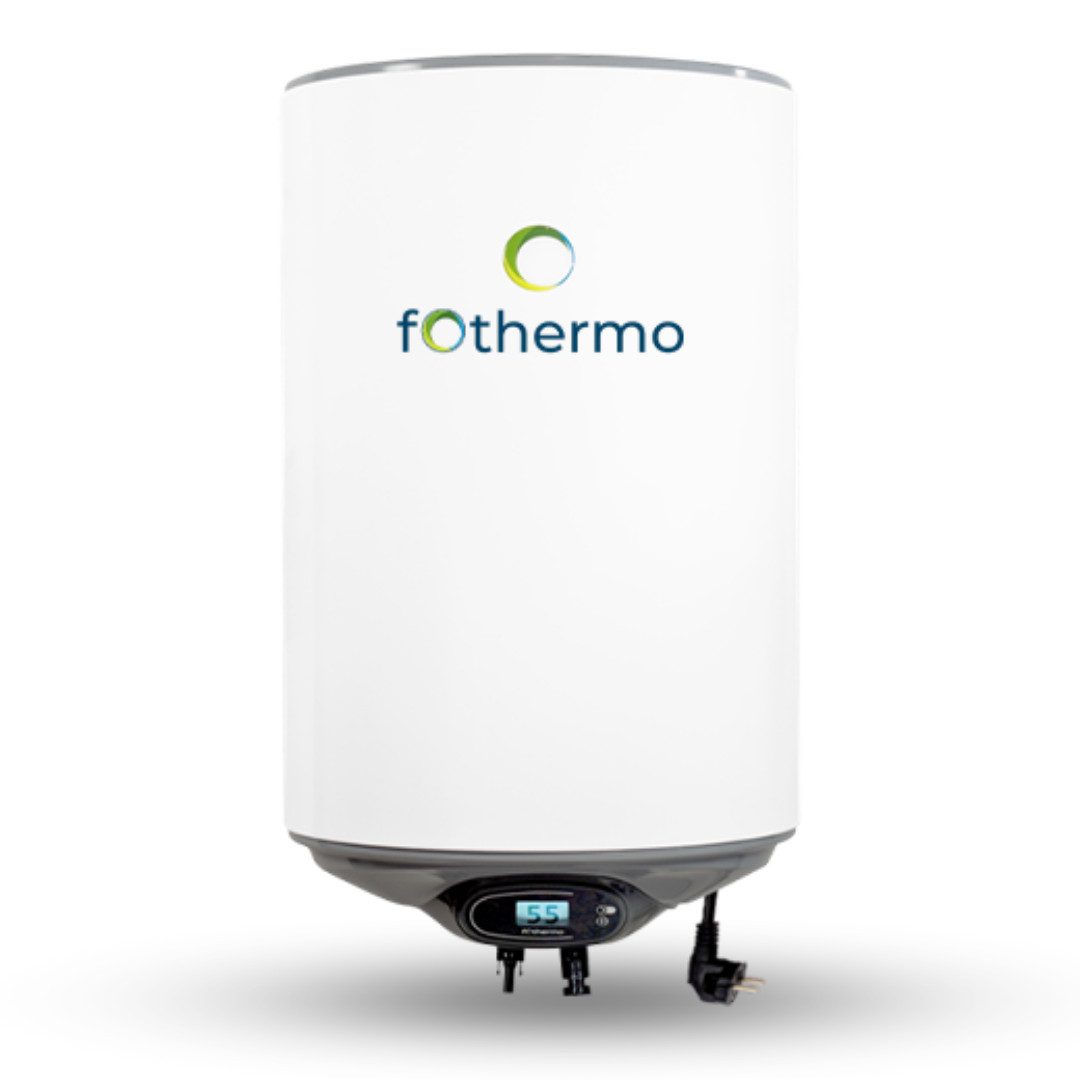 fothermo System AG Wandspeicher PVB-80-AC, (max. 65°C) (Einzelprodukt, Einzelprodukt), MPP-Tracker, 230-V-Nachheizung, Plug & Play, MC4-Anschluss