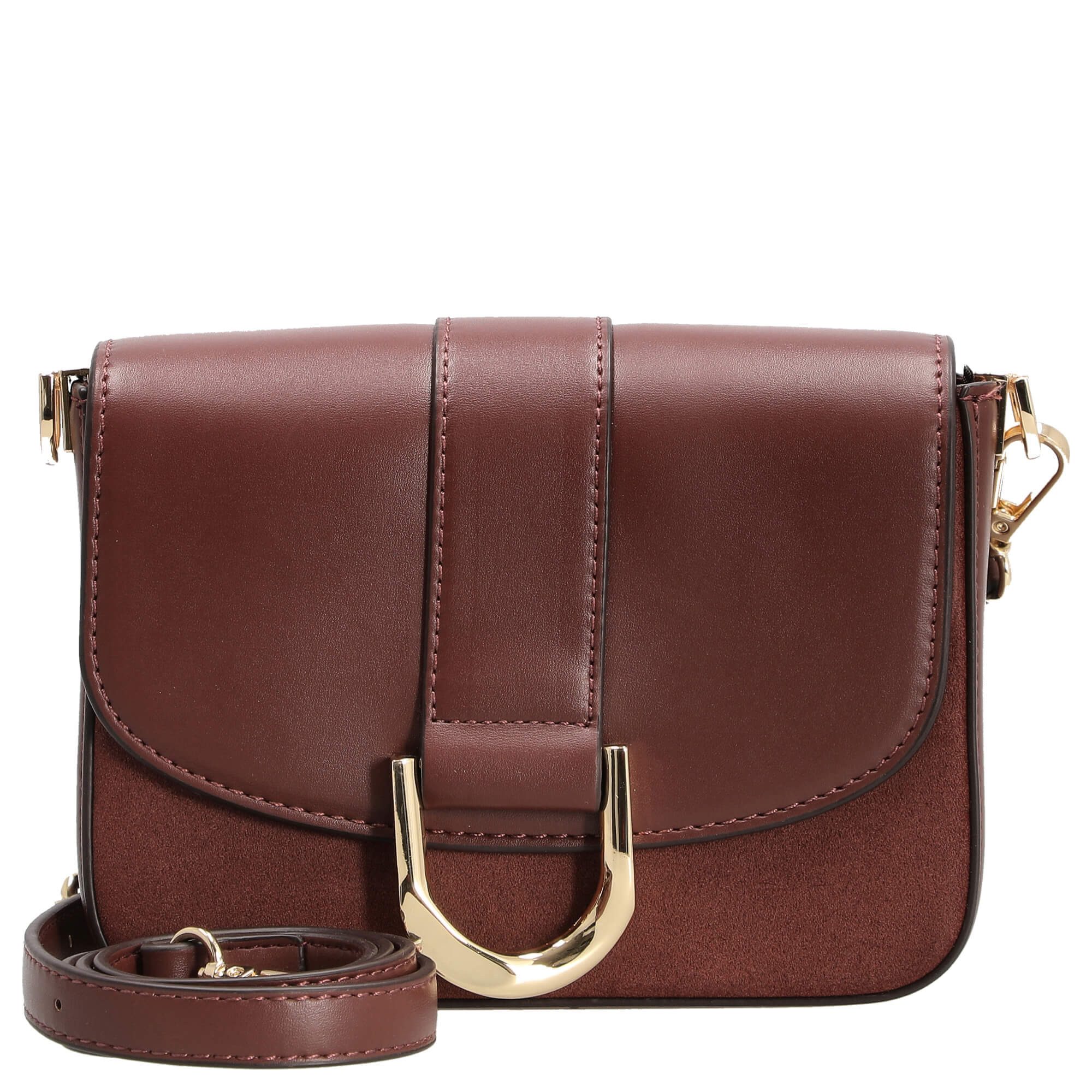 Umhängetasche Nellim - Umhängetasche 18 cm (oxblood/gold)