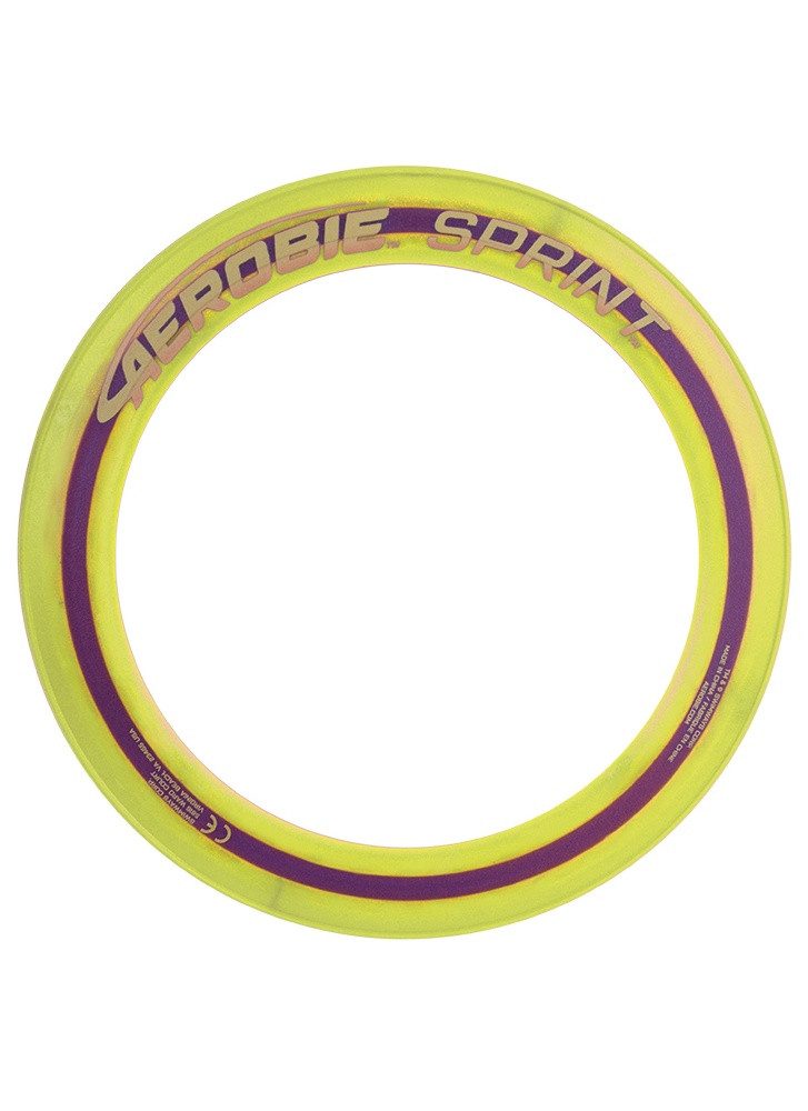 Schildkröt Wurfscheibe Aerobie Wurfring Flying Ring Sprint Ø 25,4cm gelb - 1 Stück