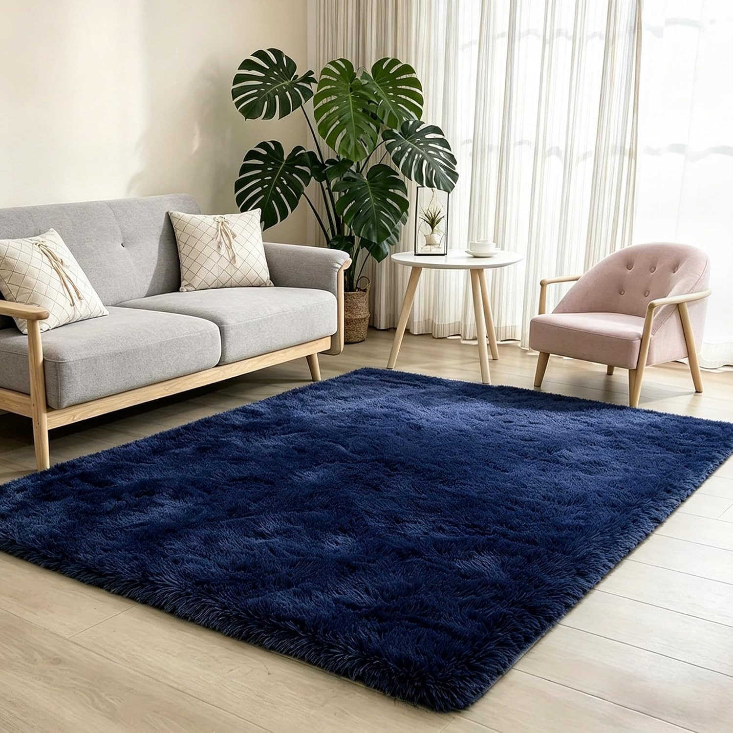 MCC direct Hochflor-Teppich Hochflor-Teppich – luxuriöser Flauschteppich - 7 Größen & 7 Farben