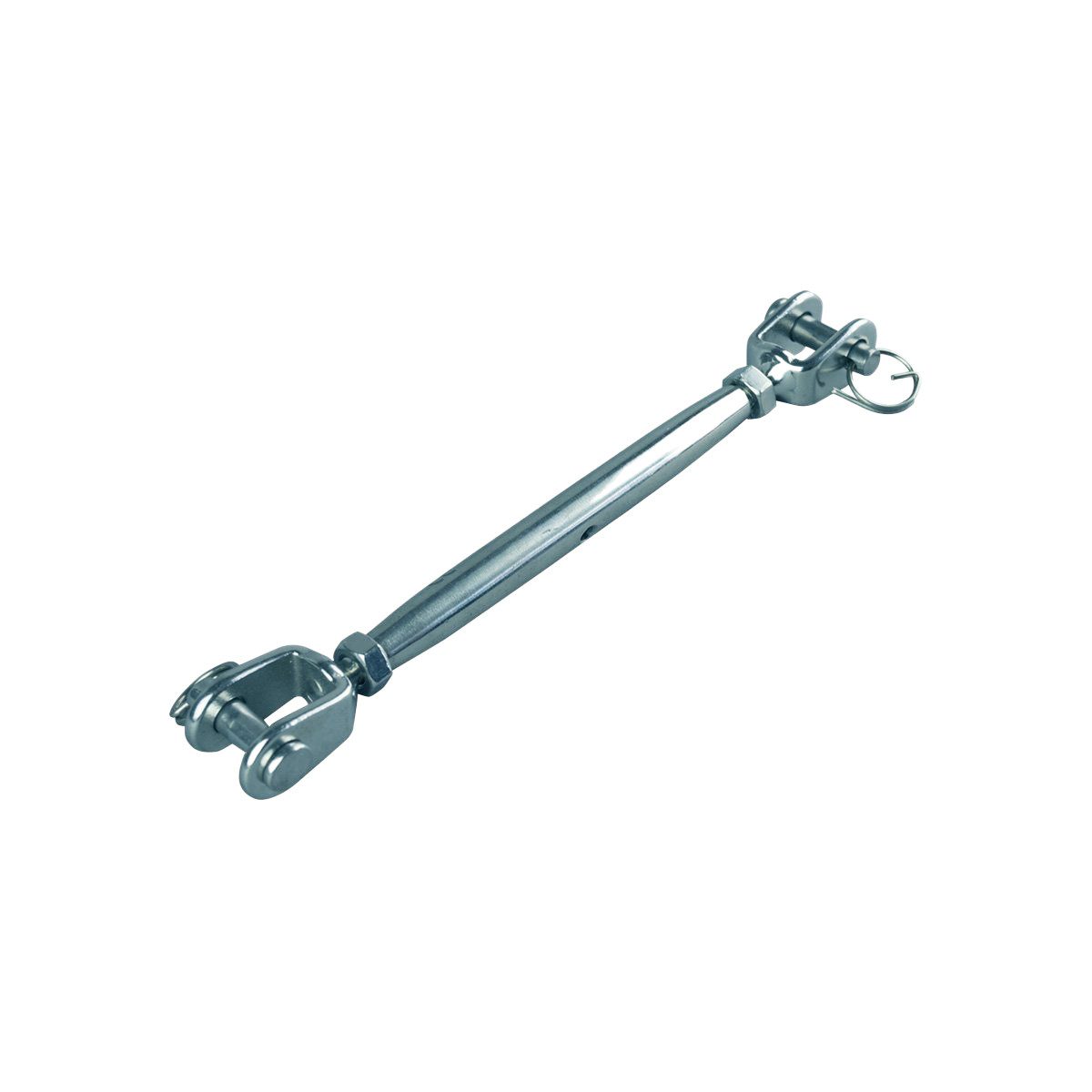 LYSEL® Zurrgurt Spannschraube Wantenspanner 2 Gabeln Ø 3mm Draht M6 (1-St) 135 mm [L]